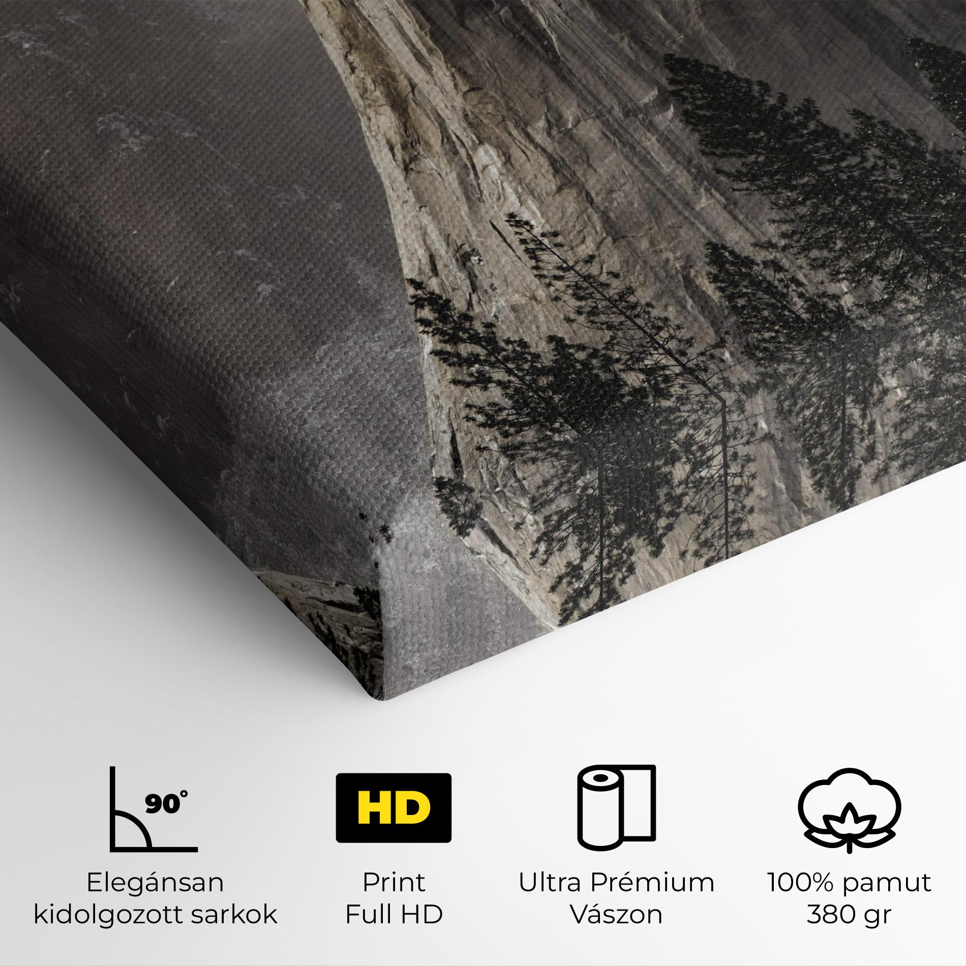 Vászonkép Green Tree Mountain mockup 4