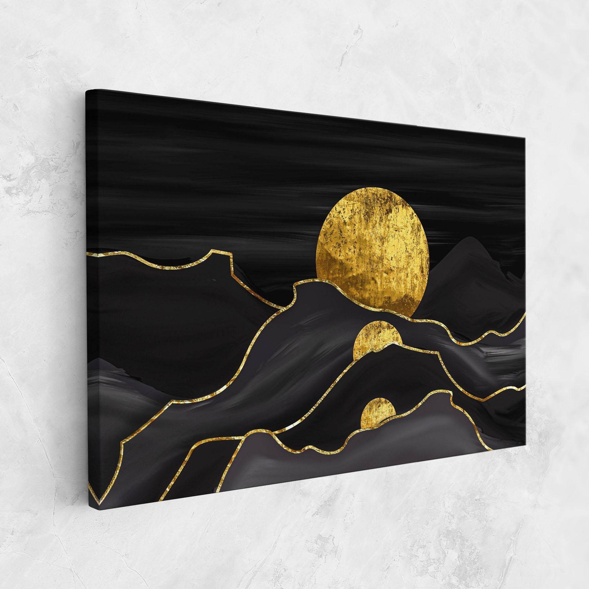 Vászonkép Black Moutains mockup 1