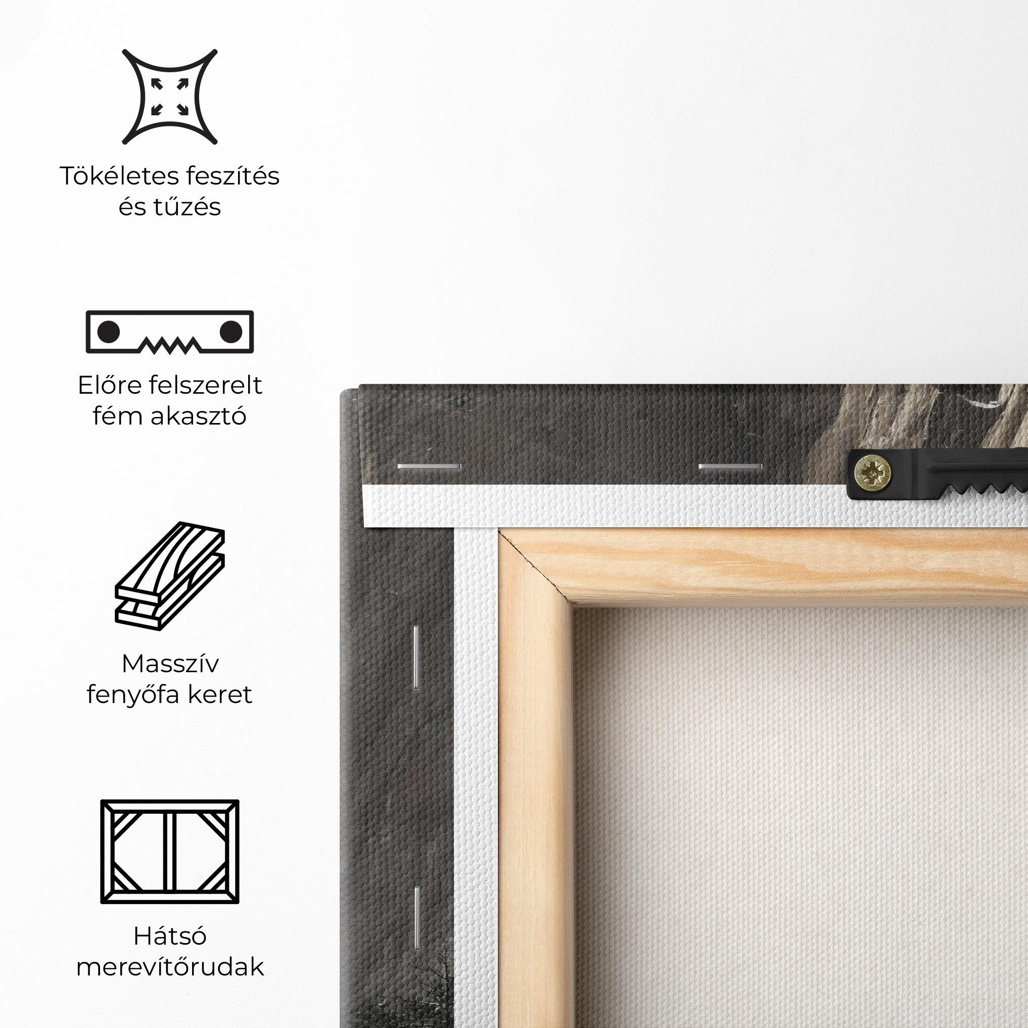 Vászonkép Green Tree Mountain mockup 5