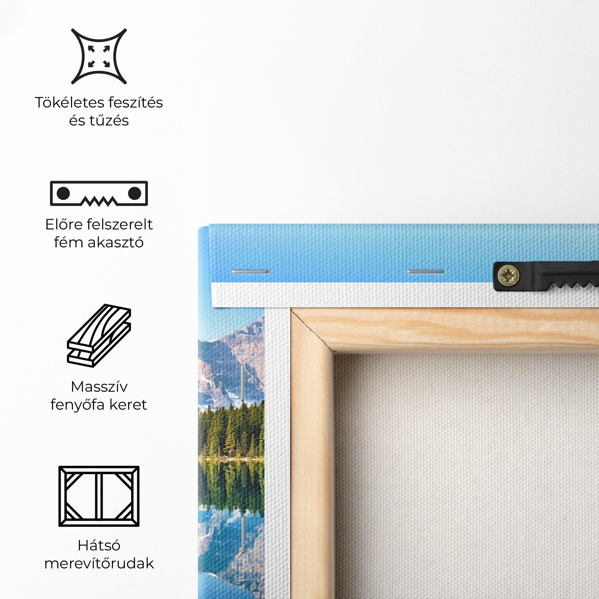 Vászonkép Mountain Crystal Lake mockup 5