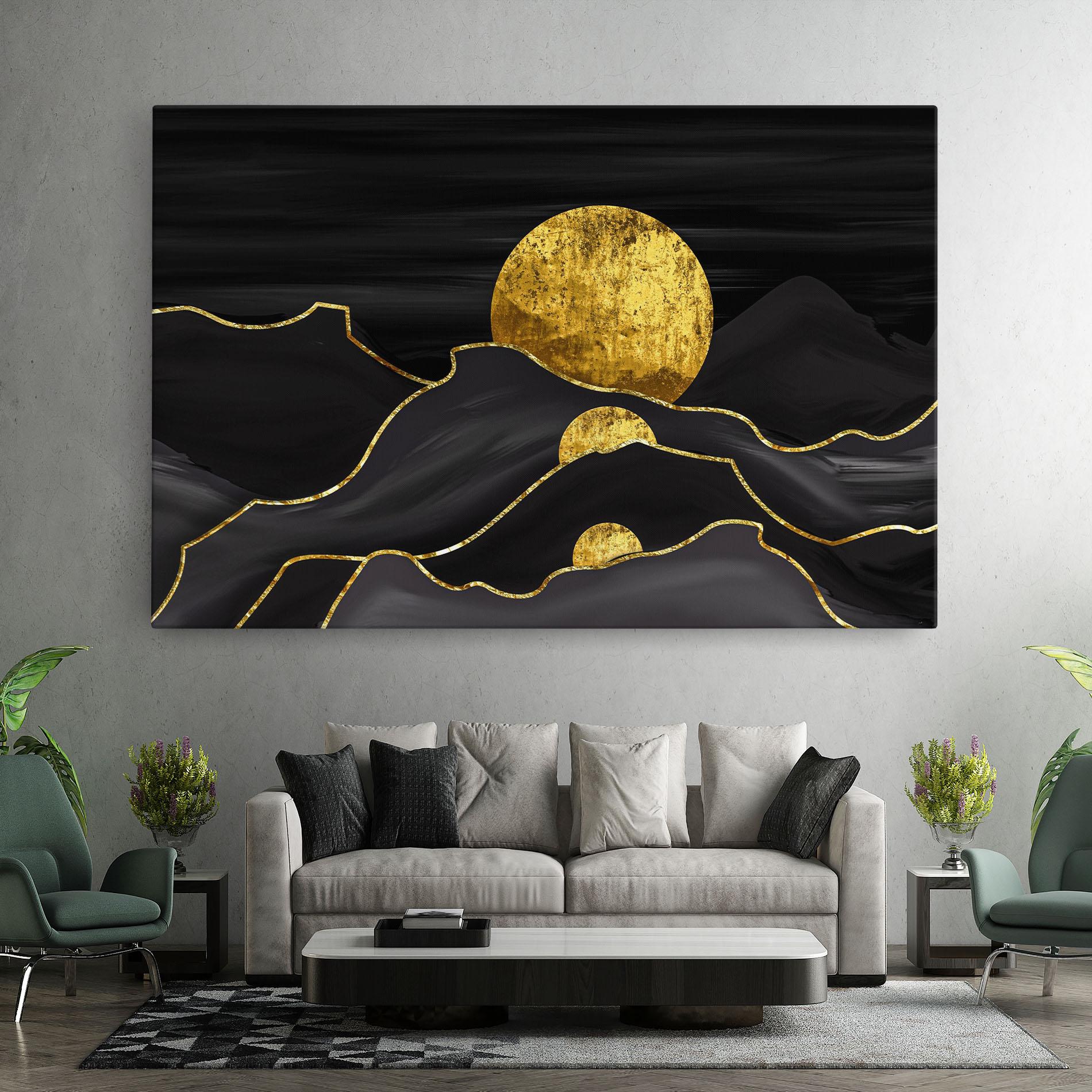 Vászonkép Black Moutains mockup 7