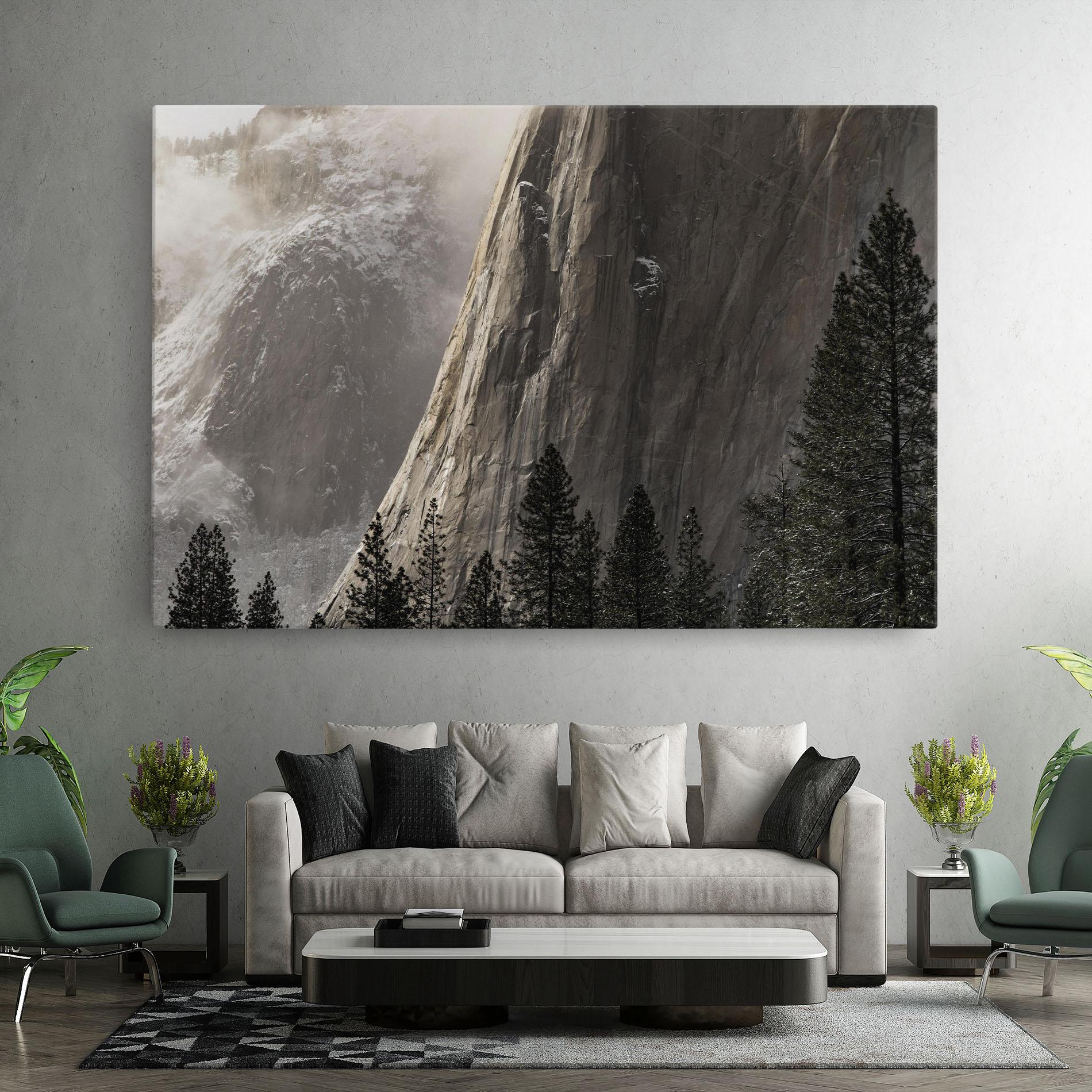 Vászonkép Green Tree Mountain mockup 7