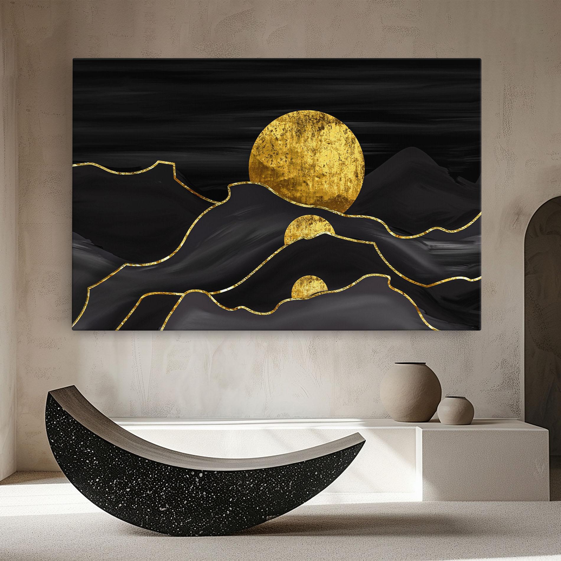 Vászonkép Black Moutains mockup 8