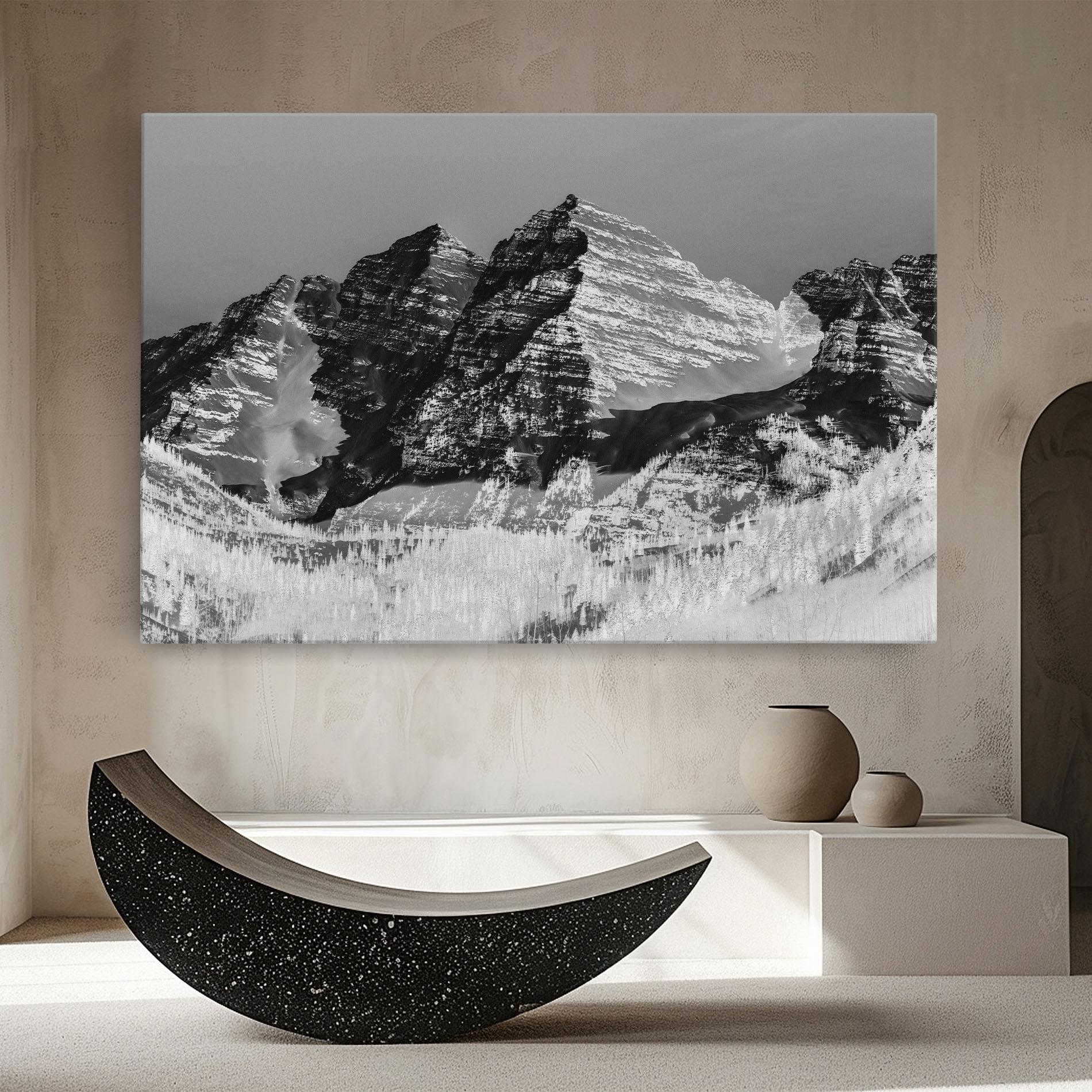 Vászonkép Green Shades Mountain mockup 8