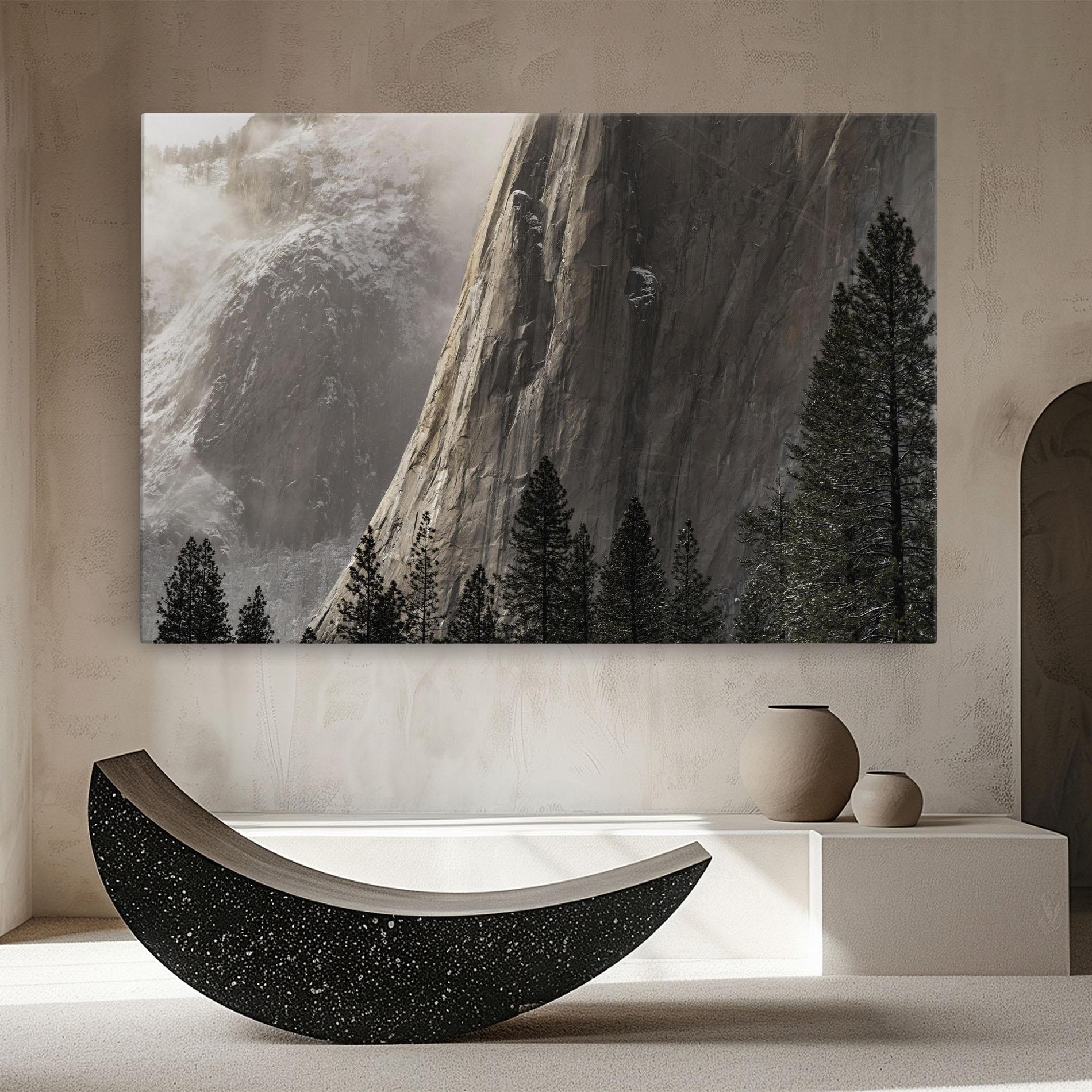 Vászonkép Green Tree Mountain mockup 8