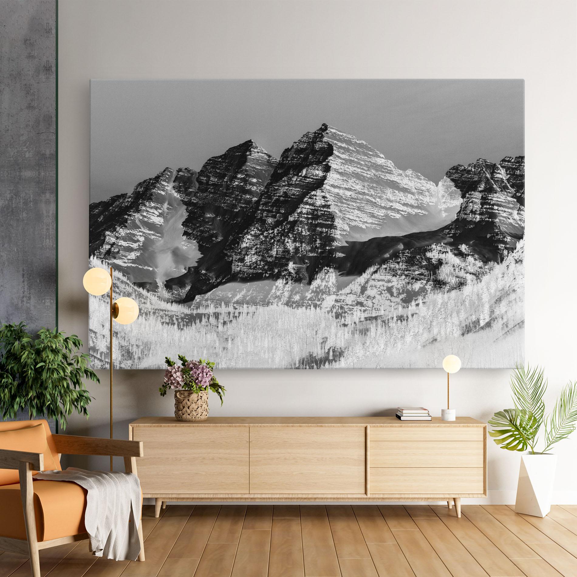 Vászonkép Green Shades Mountain mockup 9