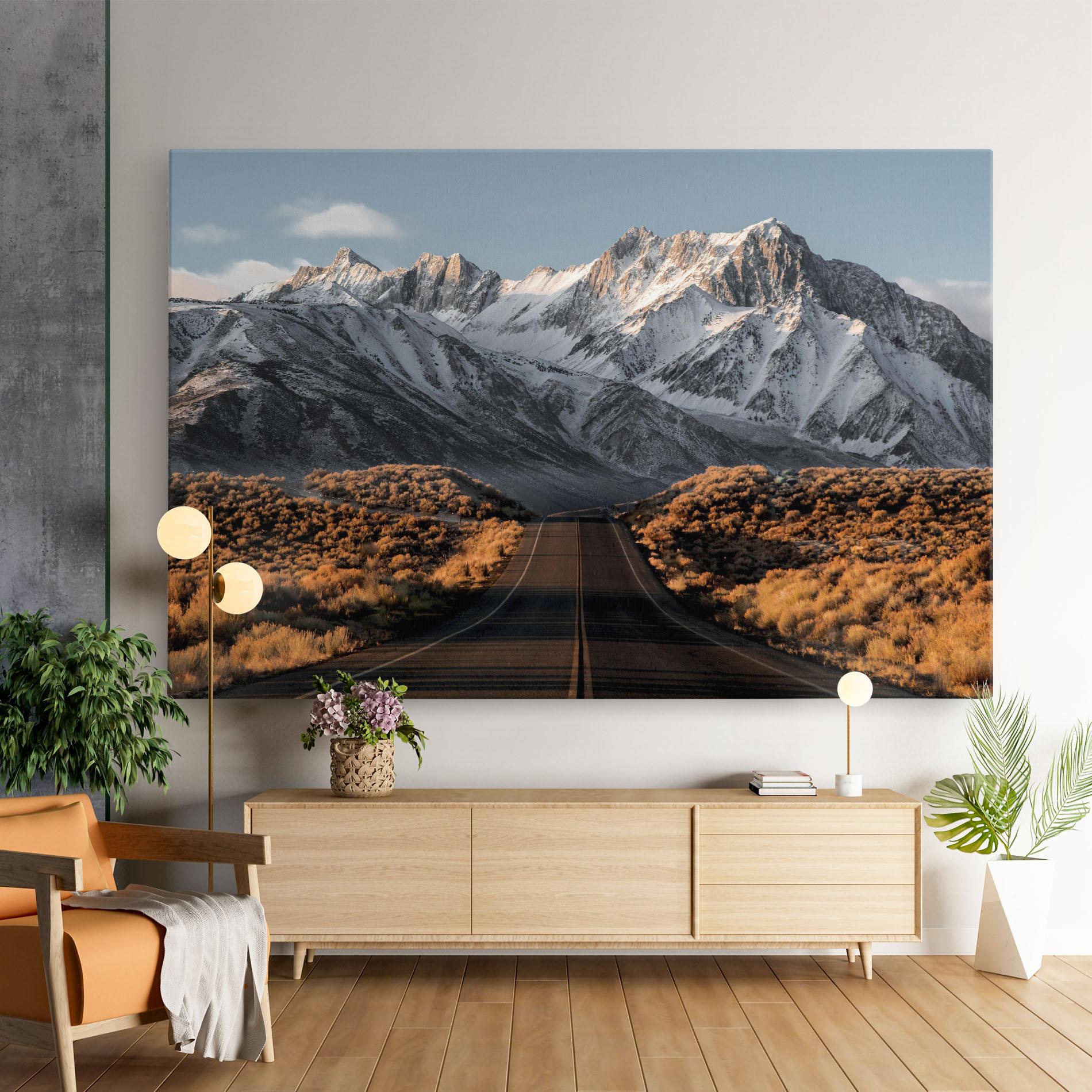 Vászonkép Nice Mountain Road mockup 9