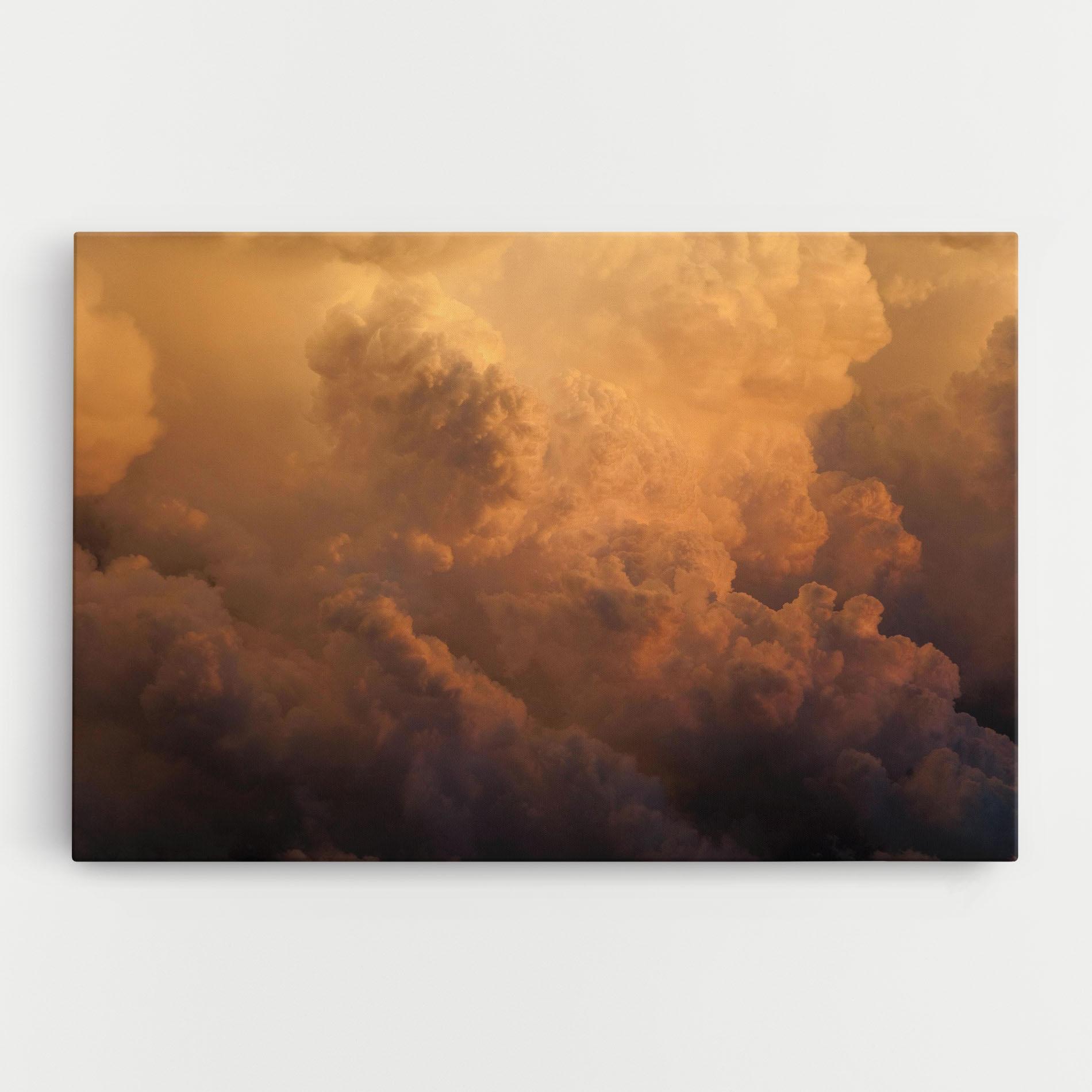 Vászonkép Brown Orange Clouds mockup 0