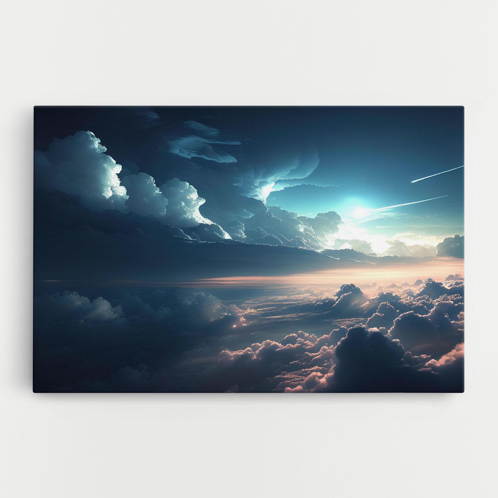 Vászonkép Dark Clouds mockup 0