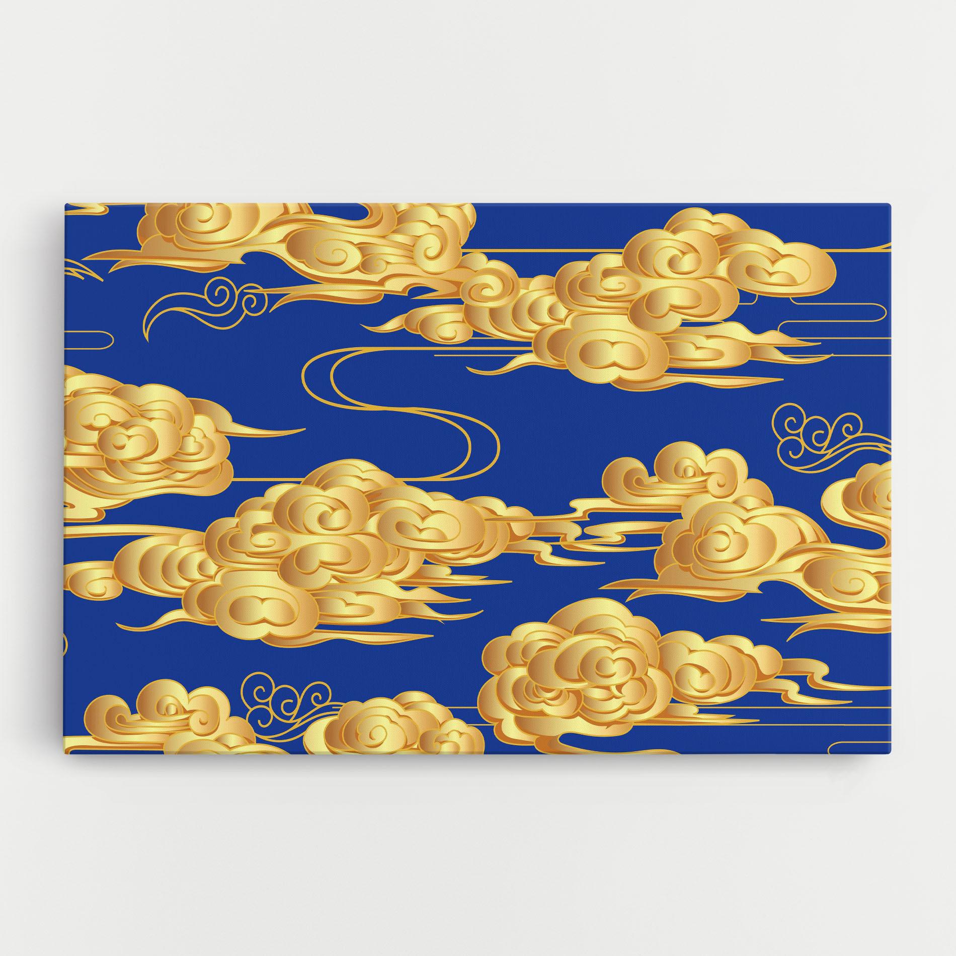 Vászonkép Gold Clouds mockup 0