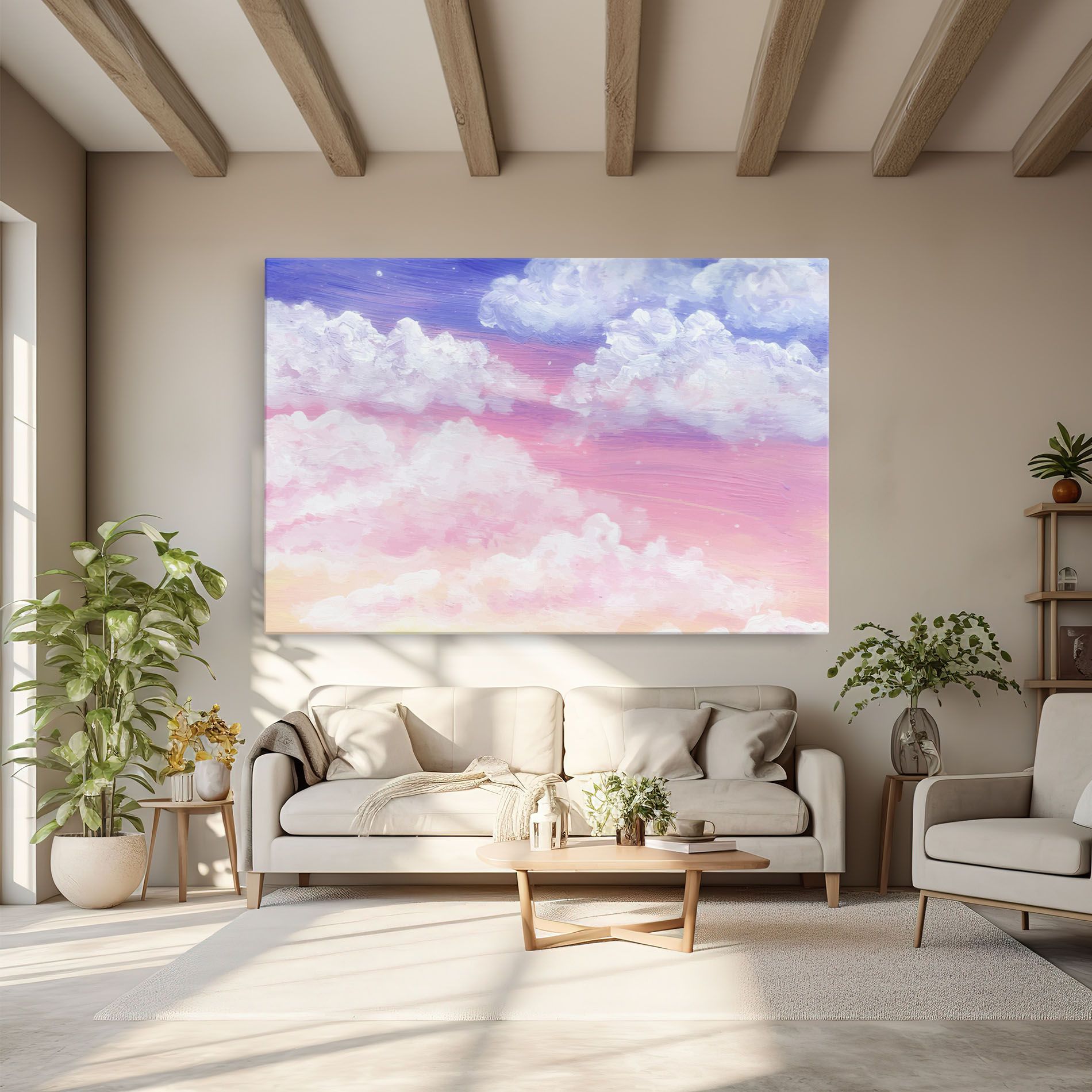 Cloud Paint Texture mockup 6