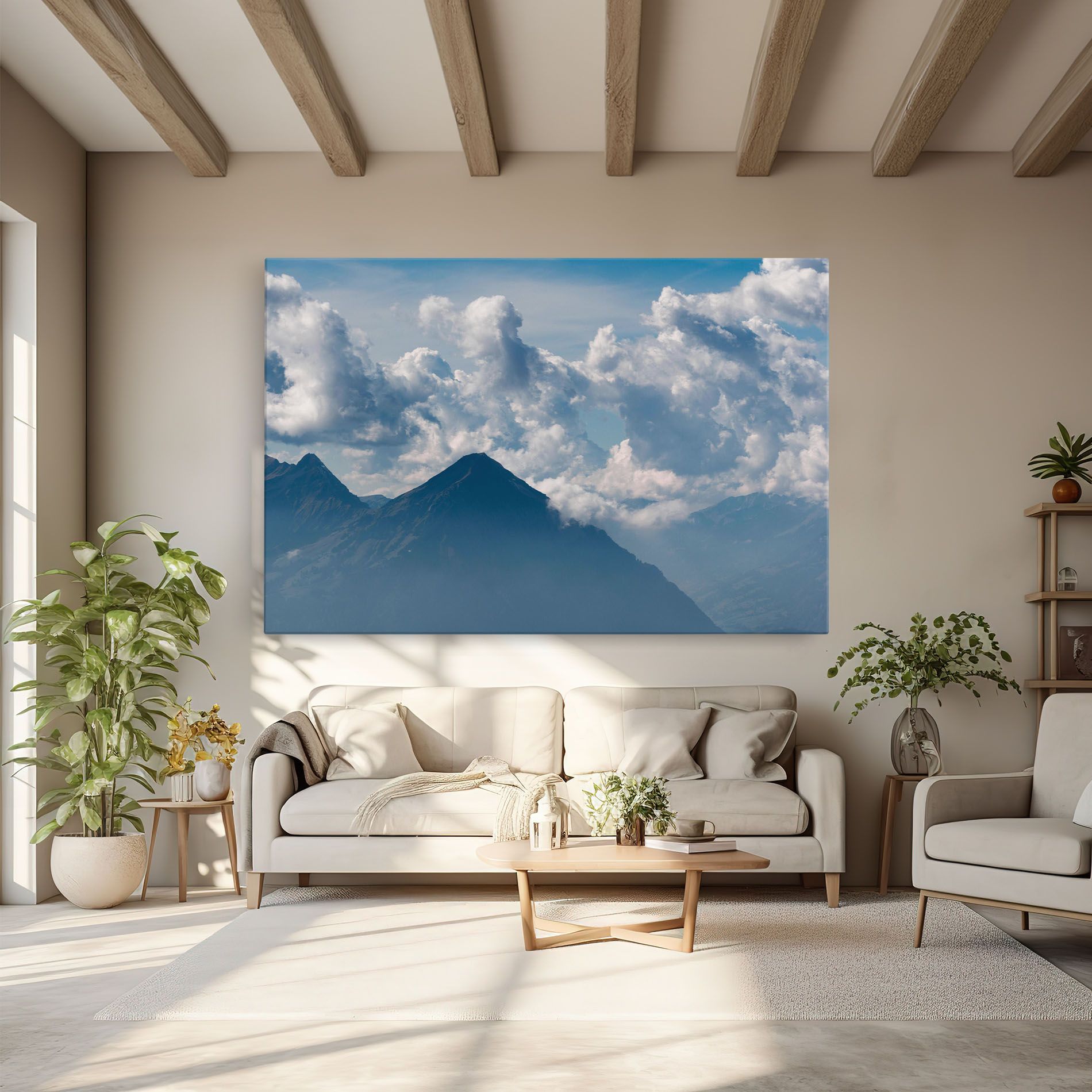 Cloudy View Mountain mockup 6