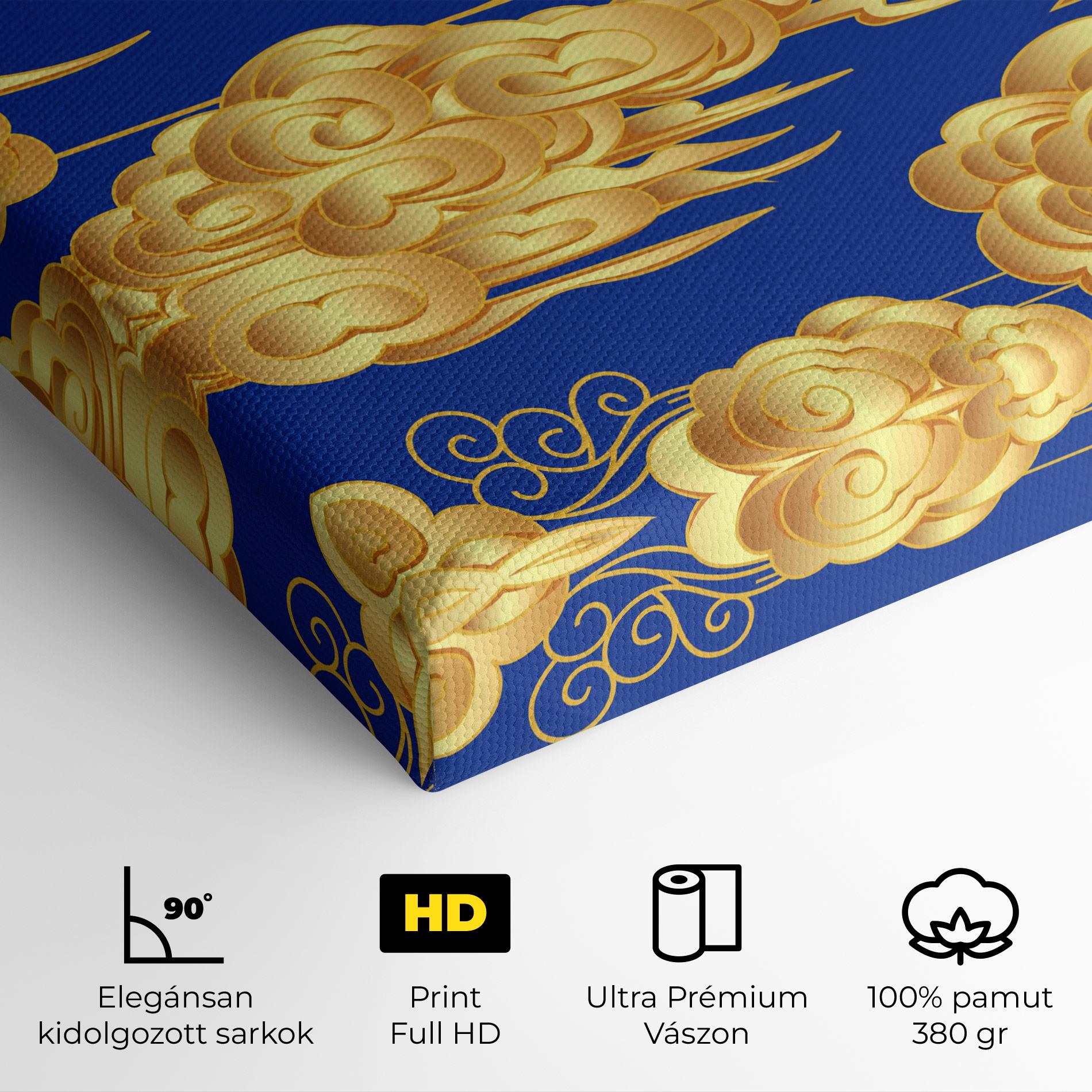 Vászonkép Gold Clouds mockup 4
