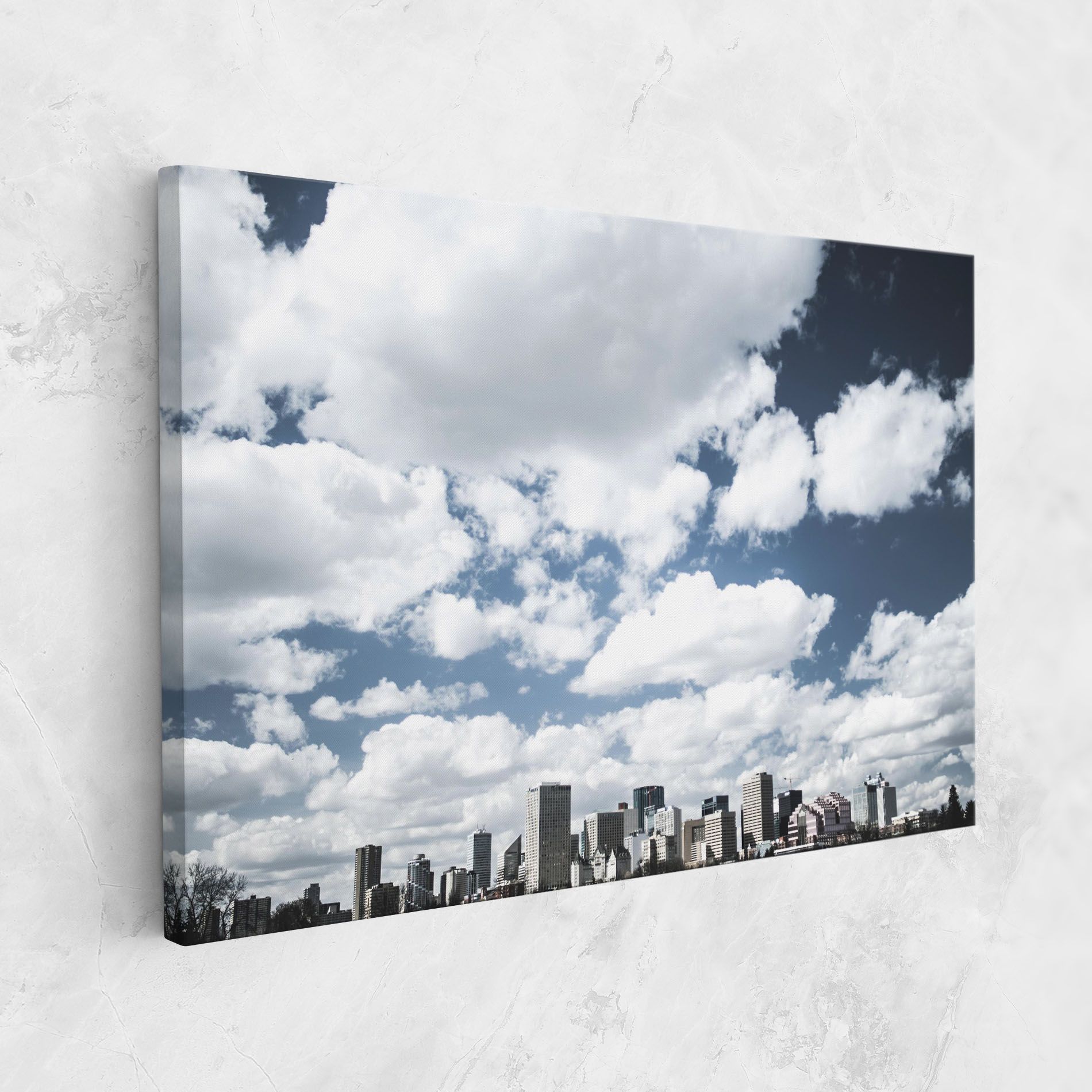 Clouds Over City mockup 1