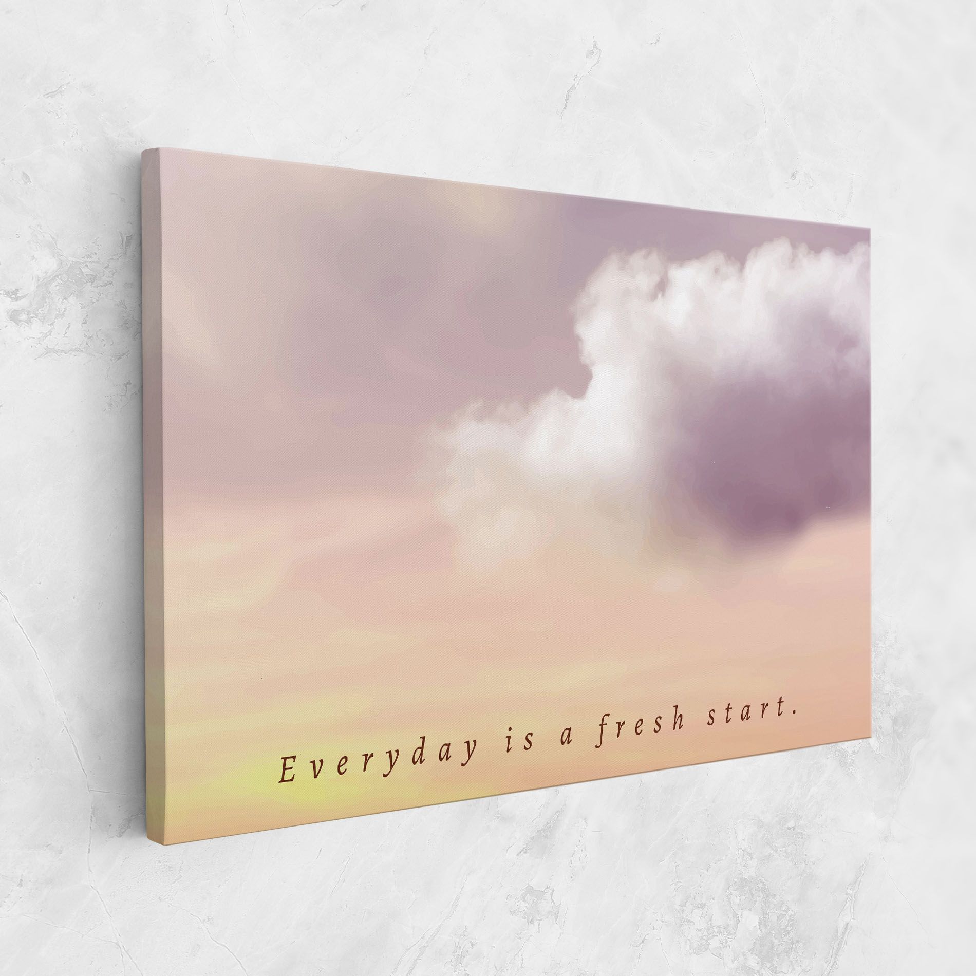 Clouds Text Cream mockup 1