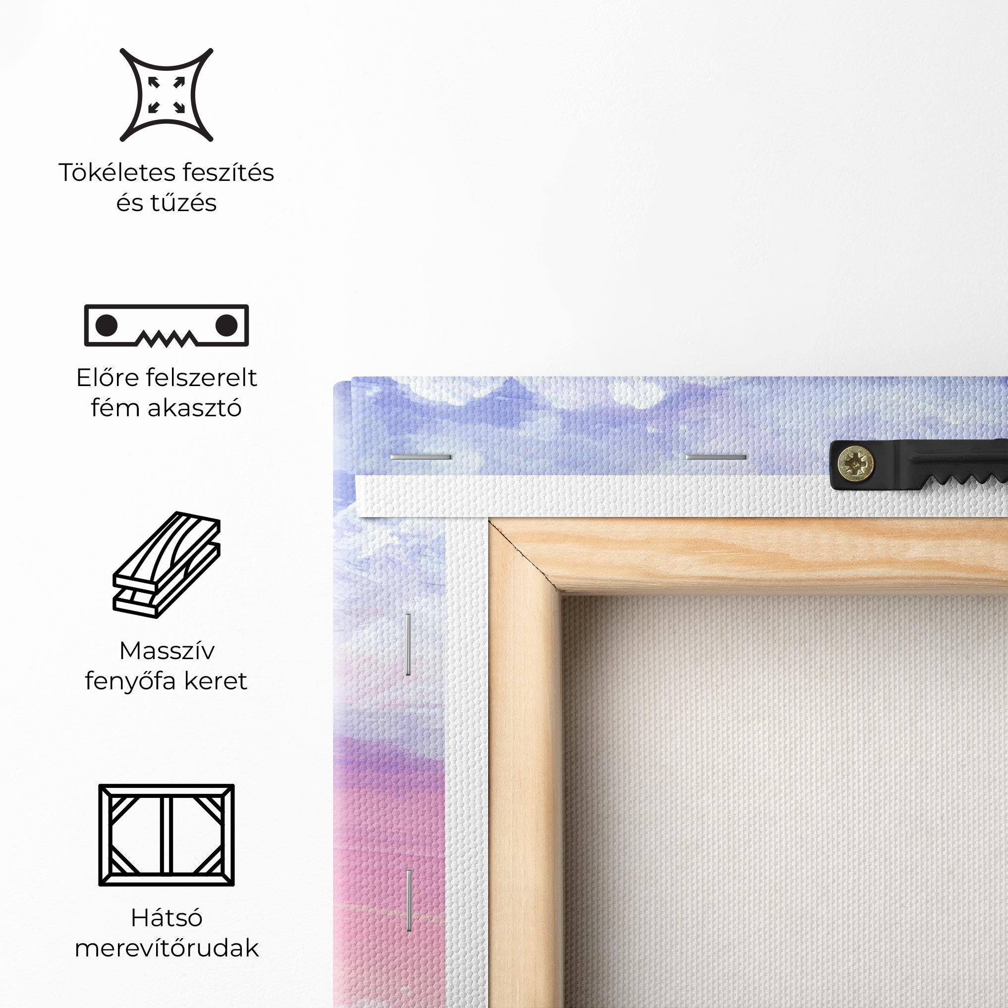 Vászonkép Cloud Paint Texture mockup 5