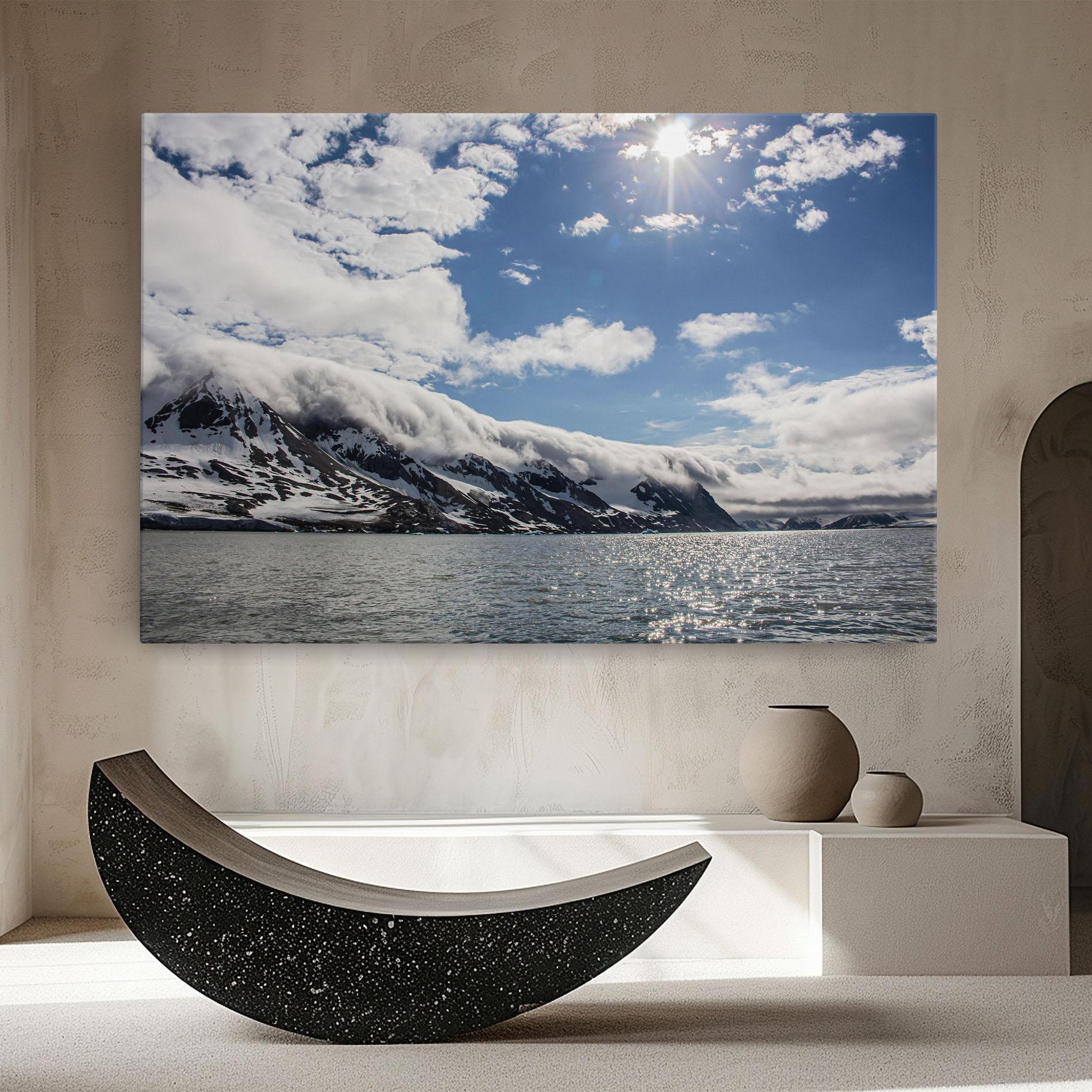 Vászonkép Clouds Over Ice mockup 8