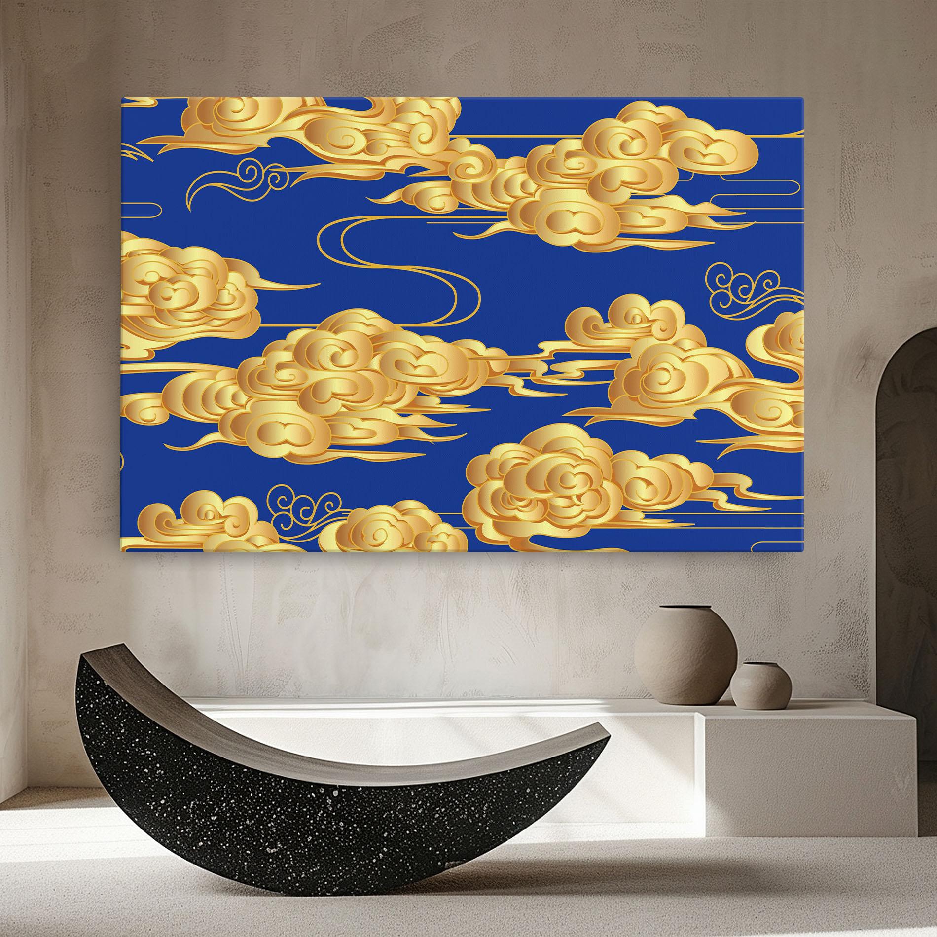 Vászonkép Gold Clouds mockup 8