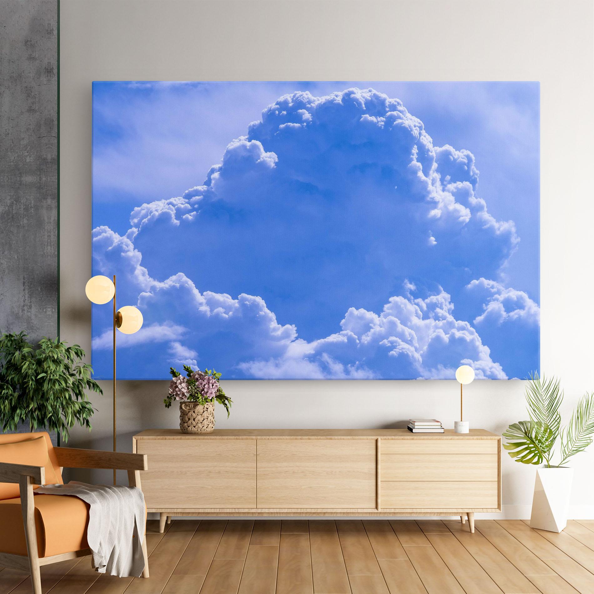 Vászonkép Big Blue Cloud mockup 9