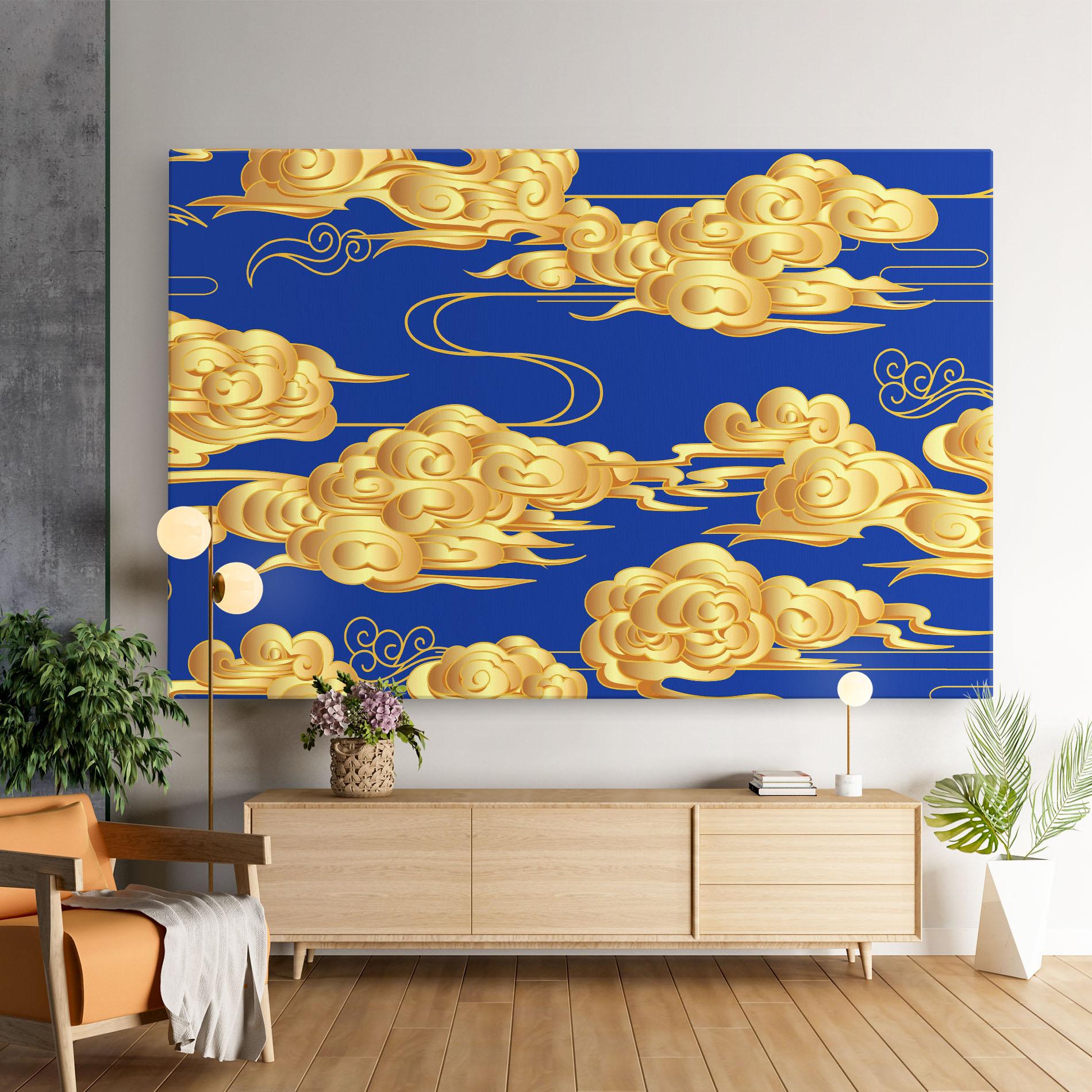 Vászonkép Gold Clouds mockup 9