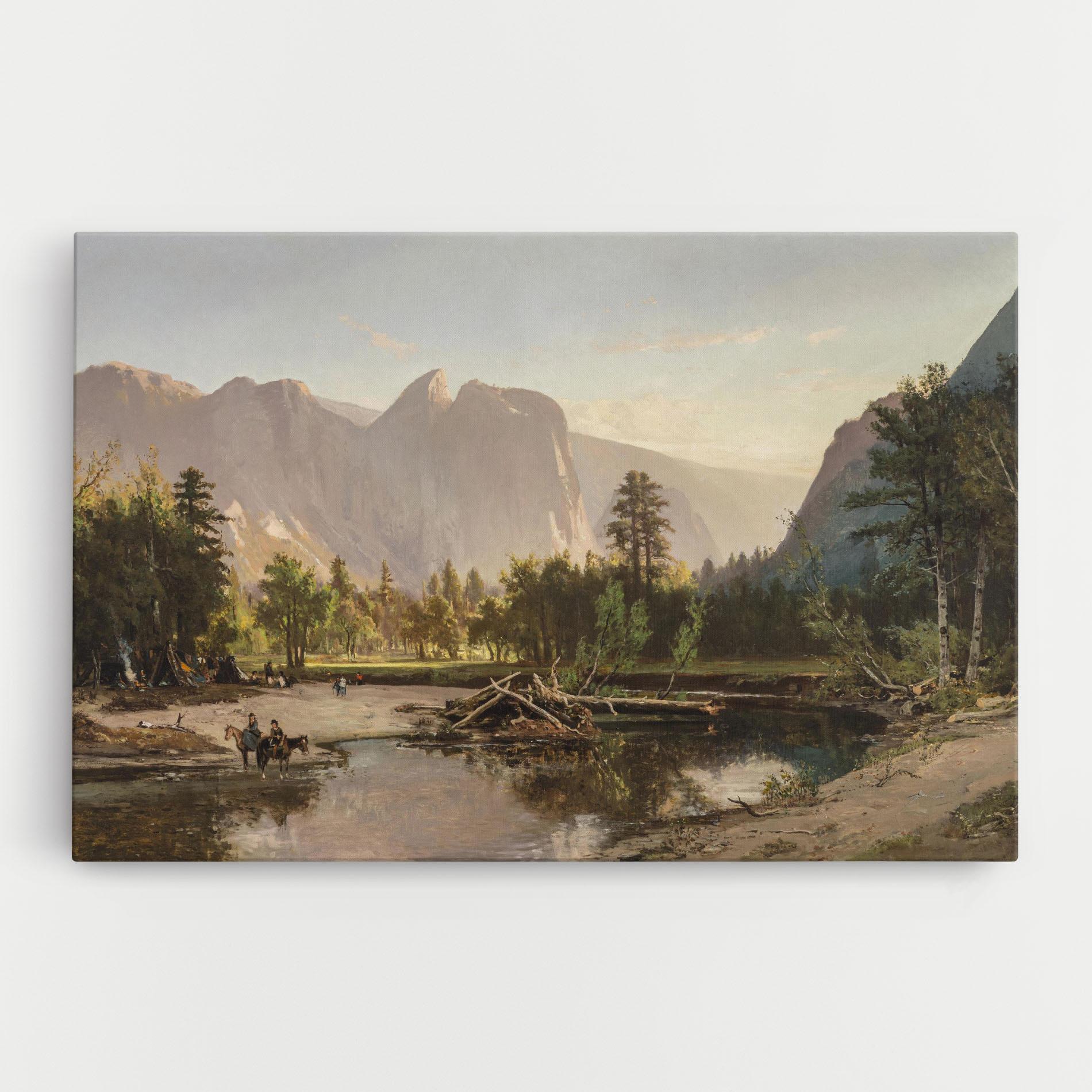 Vászonkép Small Lake Forest mockup 0