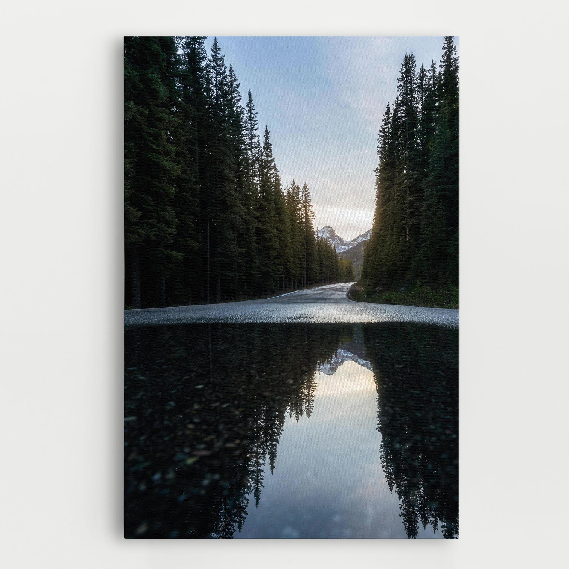 Vászonkép Big Lake Forest mockup 0