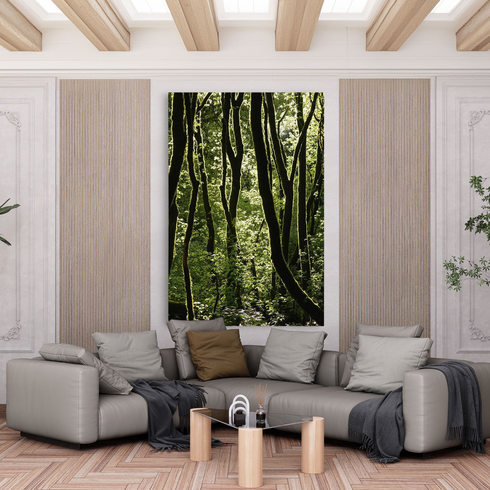 Forest Black Trees mockup 6