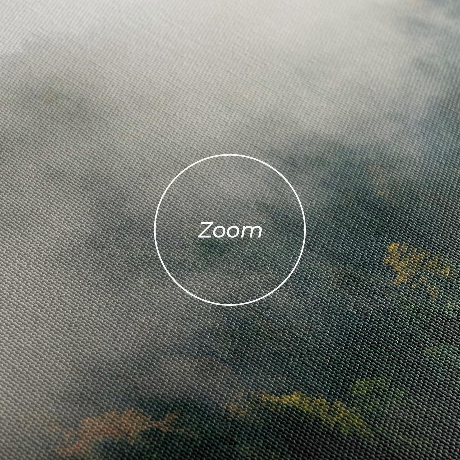 Vászonkép Foggy Tree Forest mockup 3