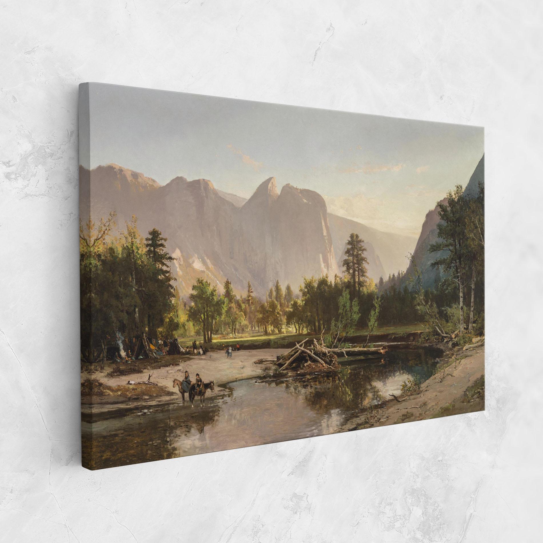 Vászonkép Small Lake Forest mockup 1