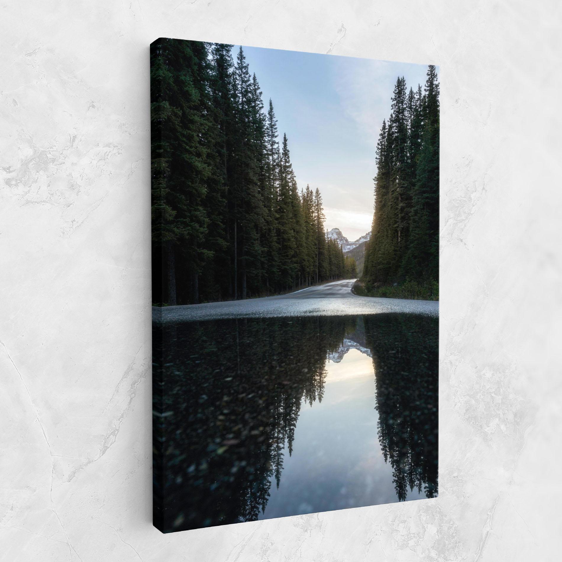 Vászonkép Big Lake Forest mockup 1