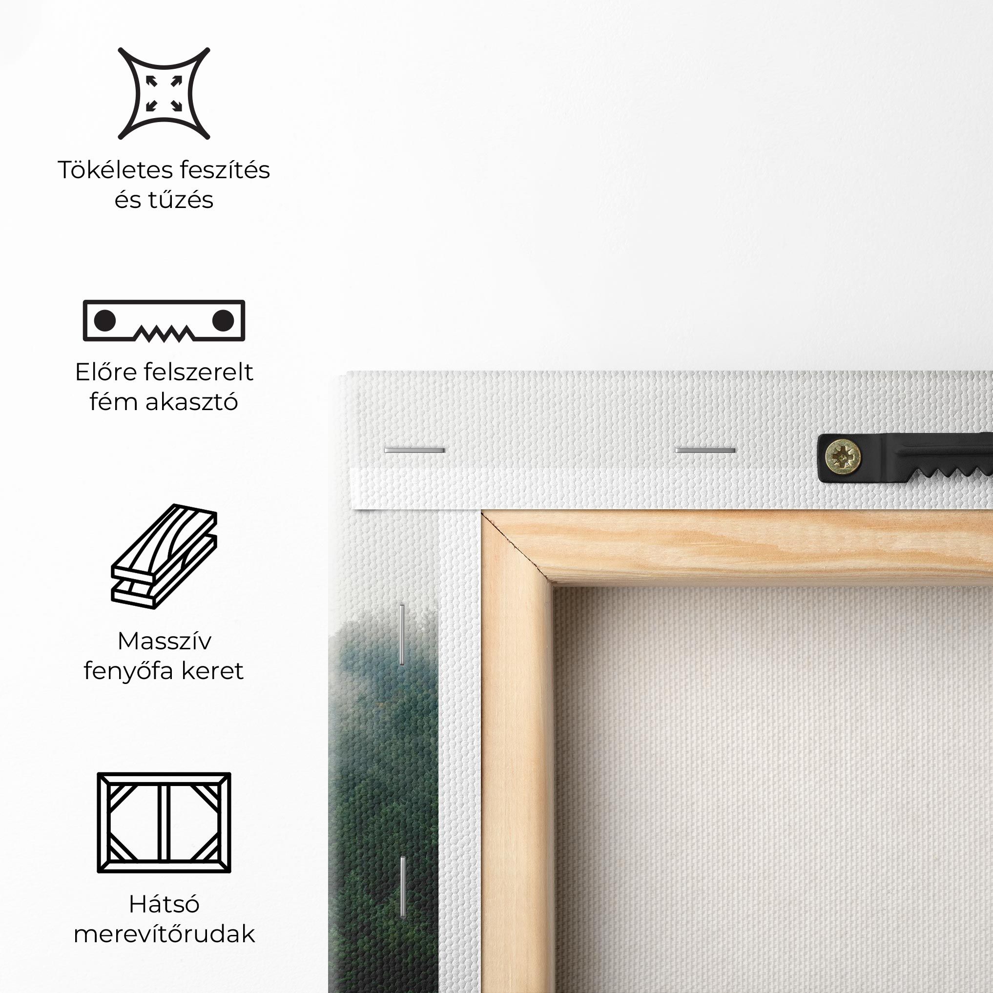 Foggy Tree Forest mockup 5