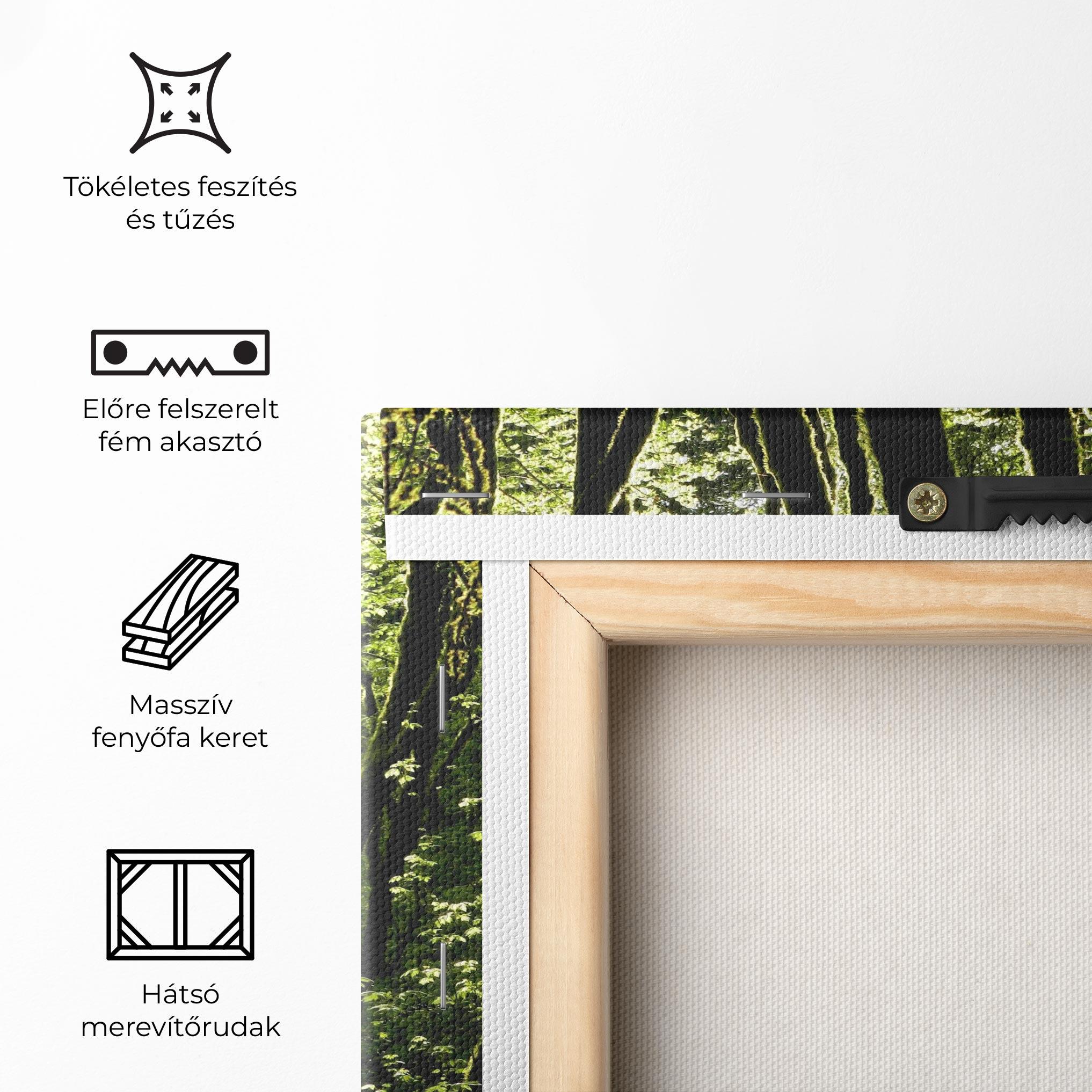 Vászonkép Forest Black Trees mockup 5