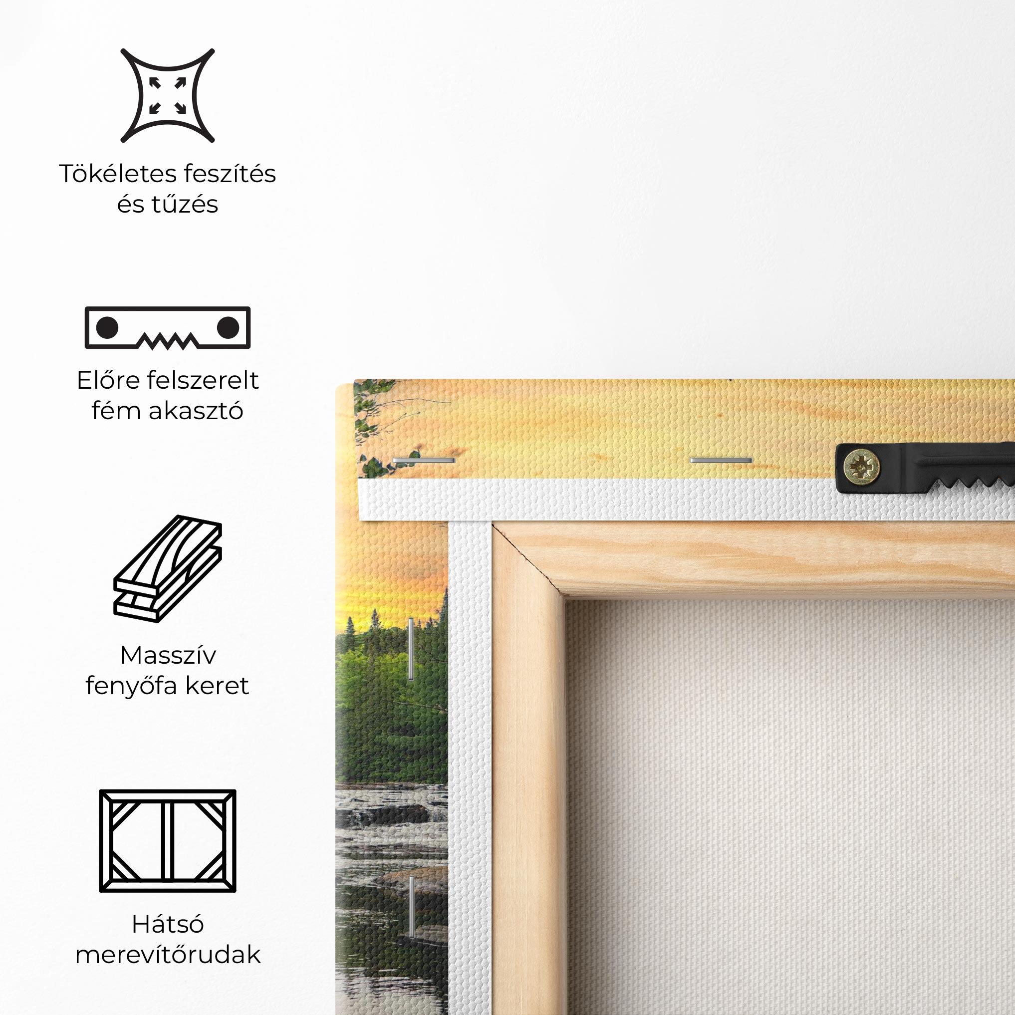 Vászonkép Small River Forest mockup 5