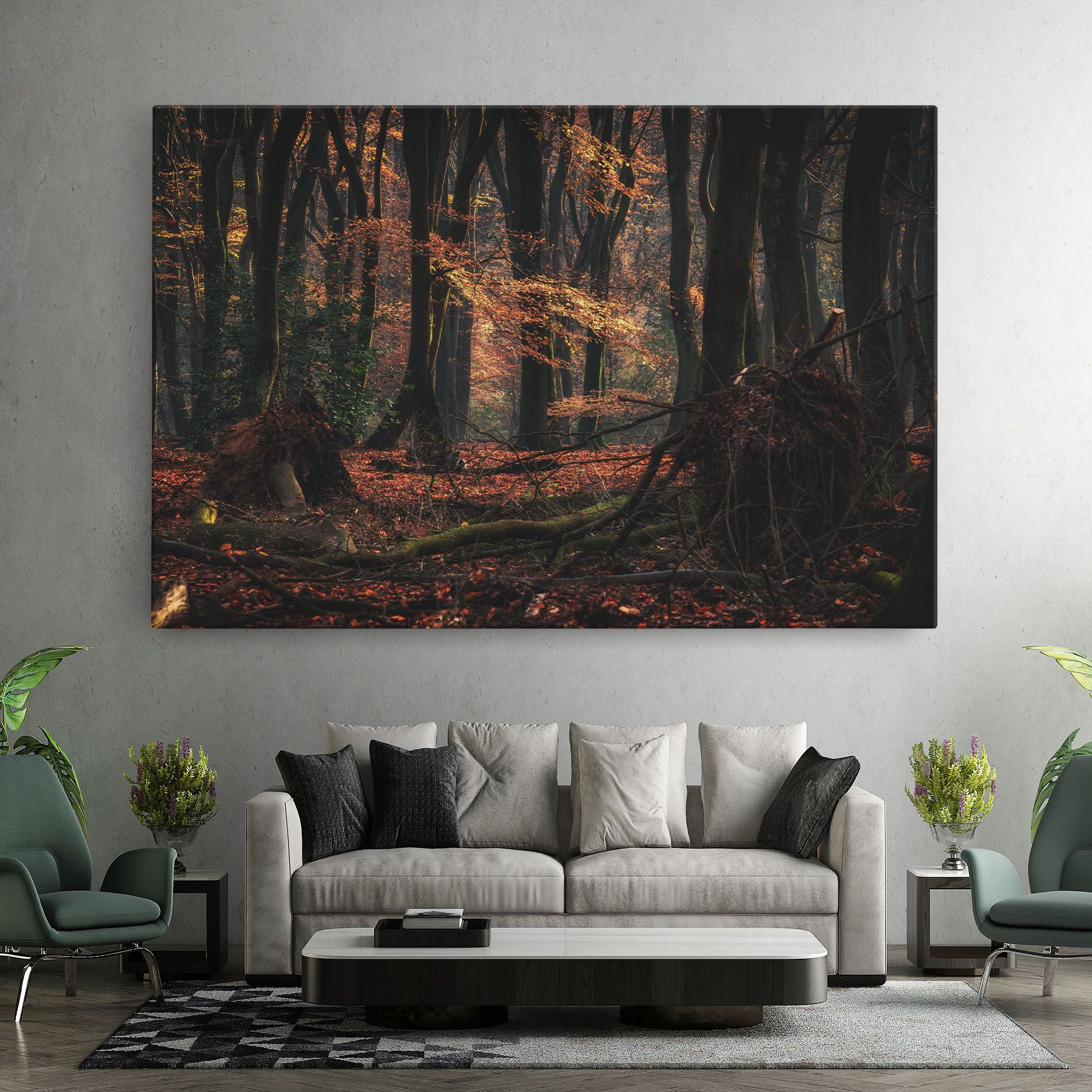Autumn Forest Trees mockup 7
