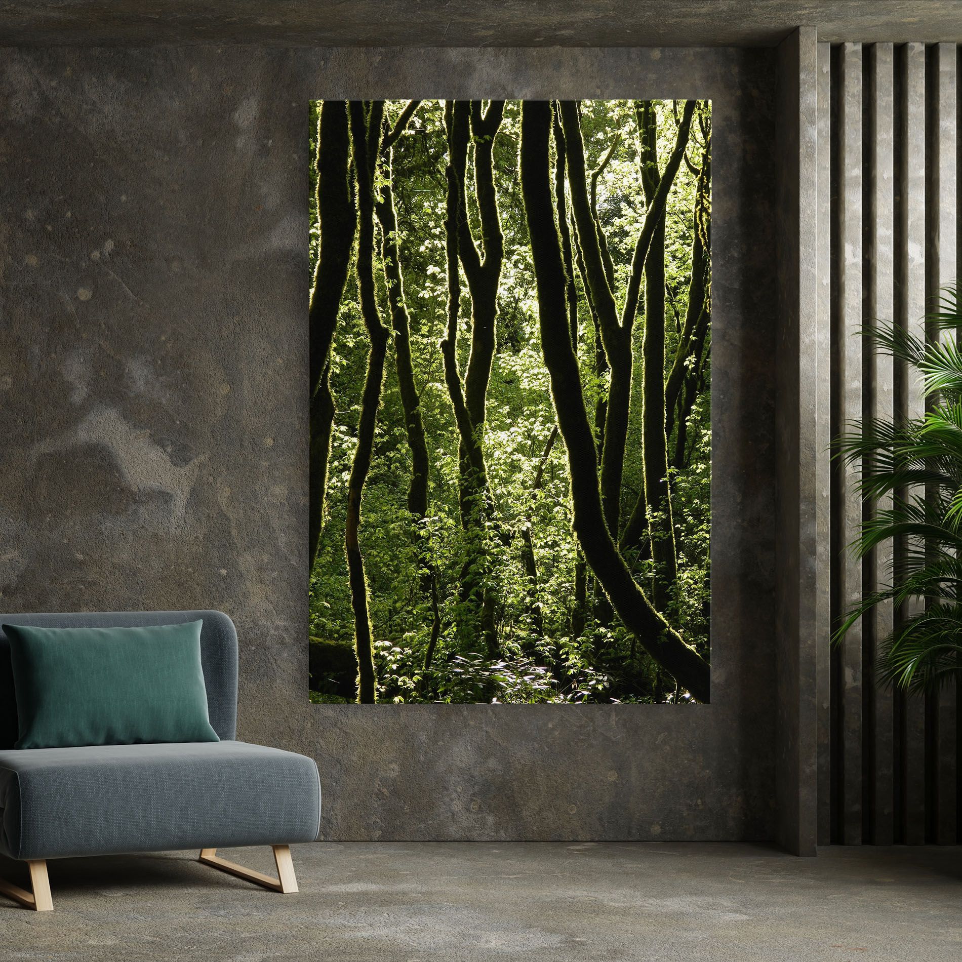 Forest Black Trees mockup 7