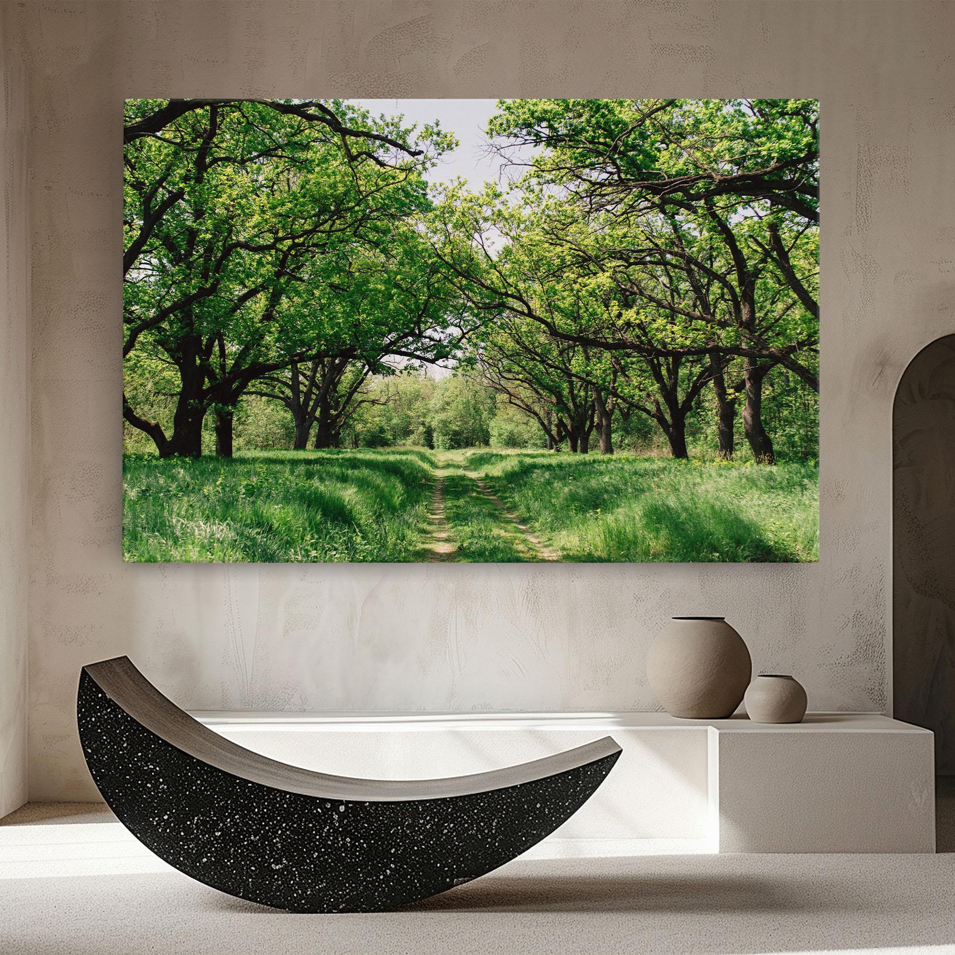 Vászonkép Forest Green Path mockup 8