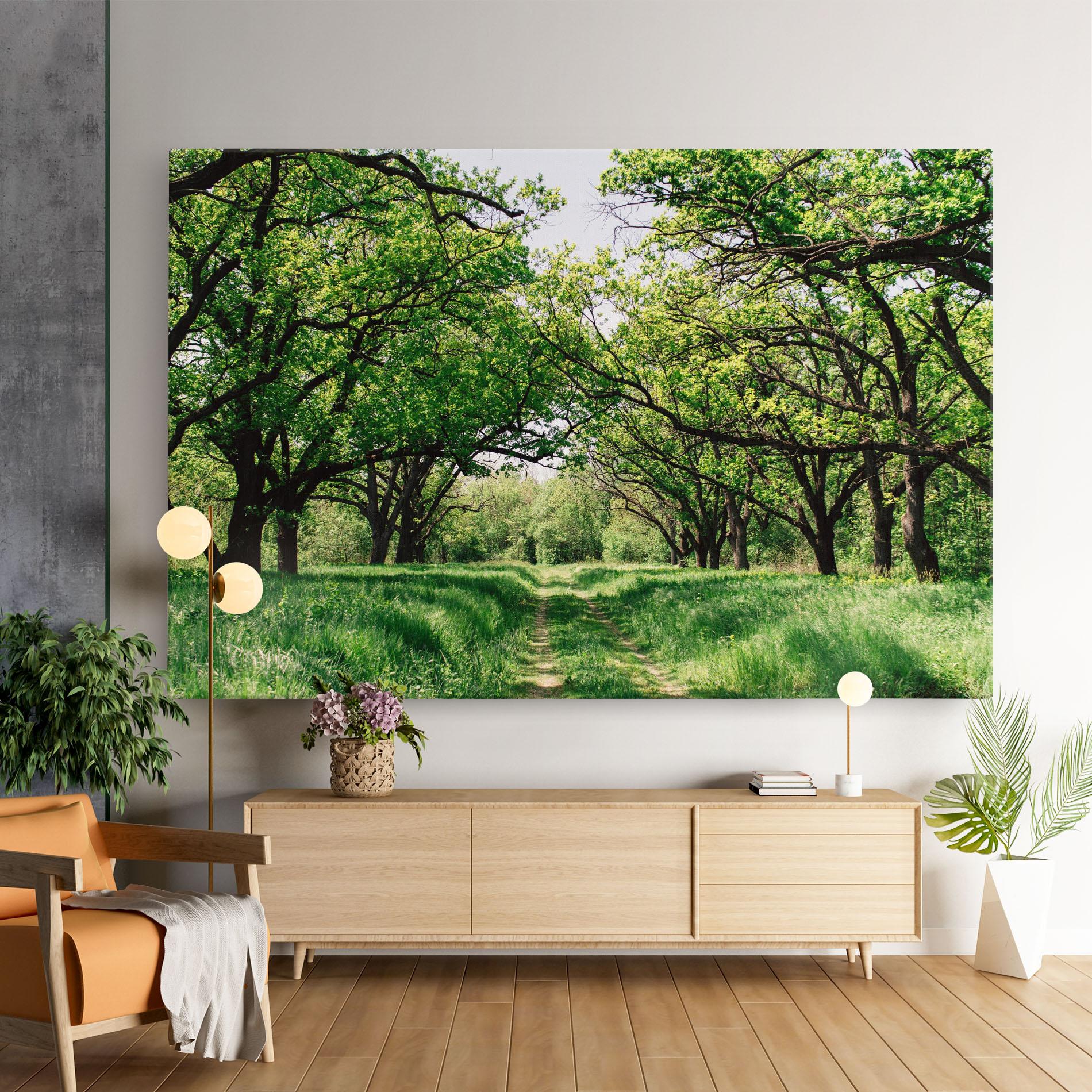 Vászonkép Forest Green Path mockup 9