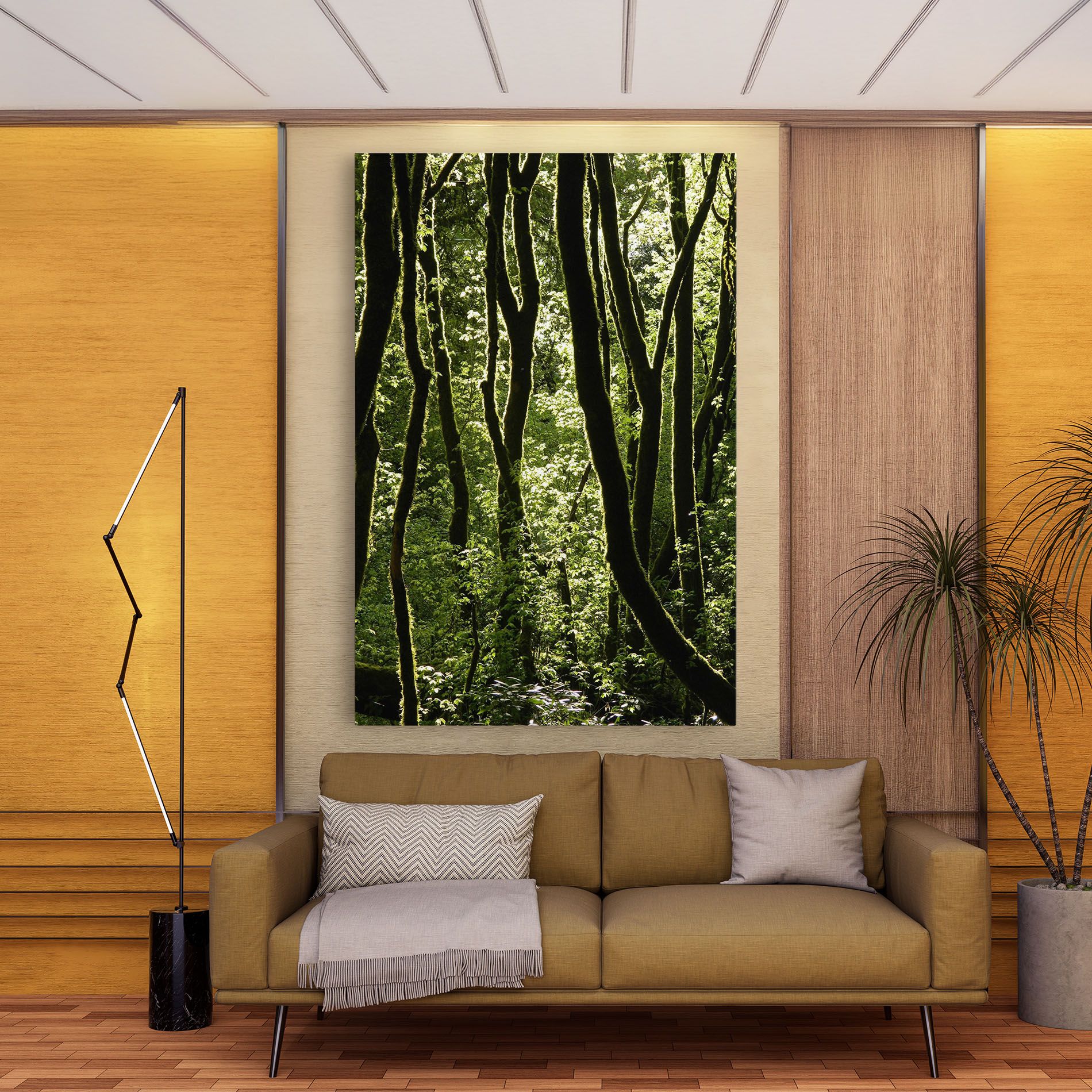 Forest Black Trees mockup 9