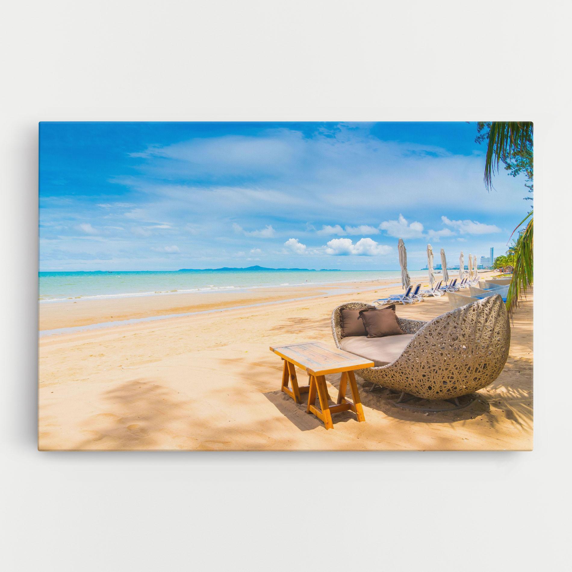 Vászonkép Dinning Blue Sky mockup 0