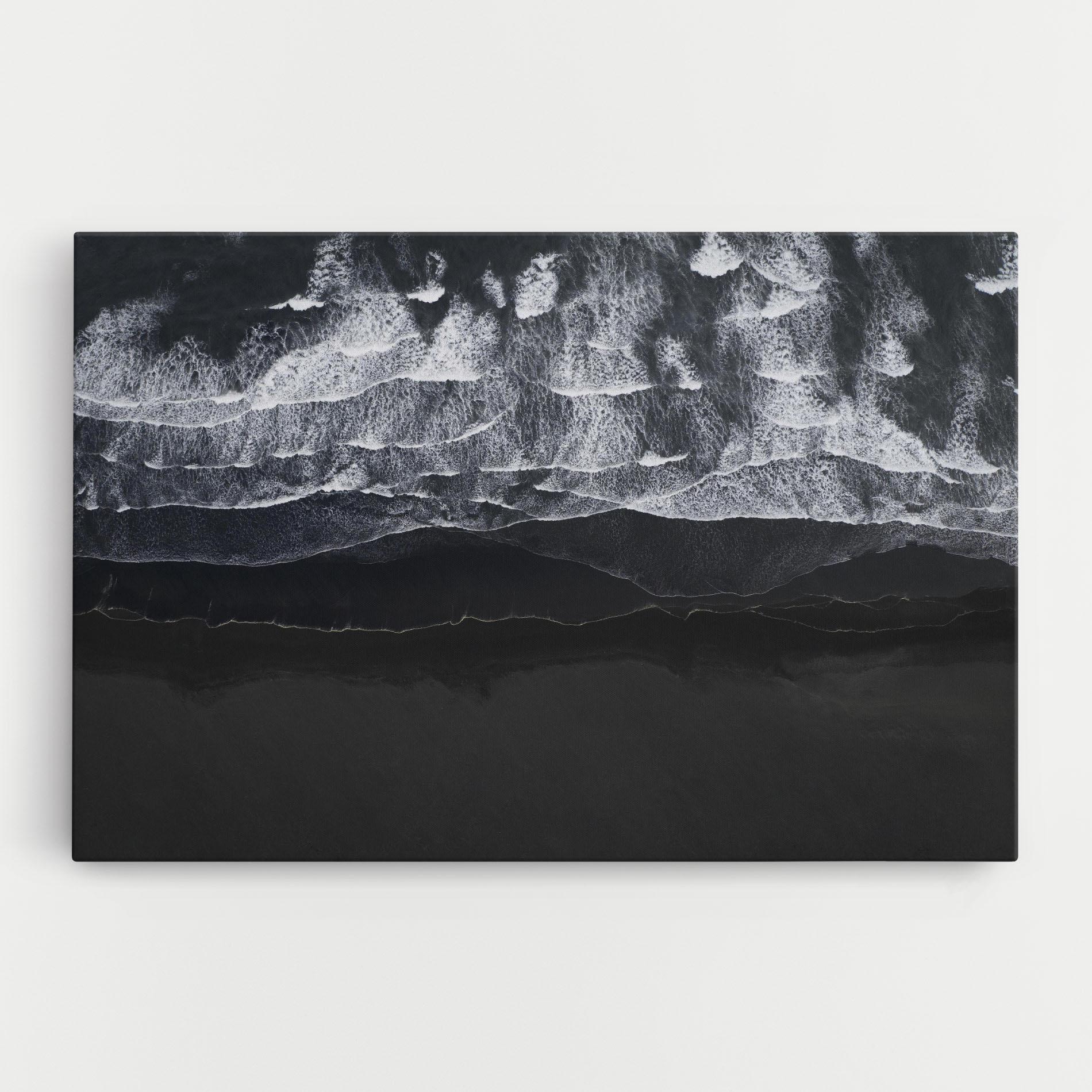 Vászonkép Grey Waves Beach mockup 0