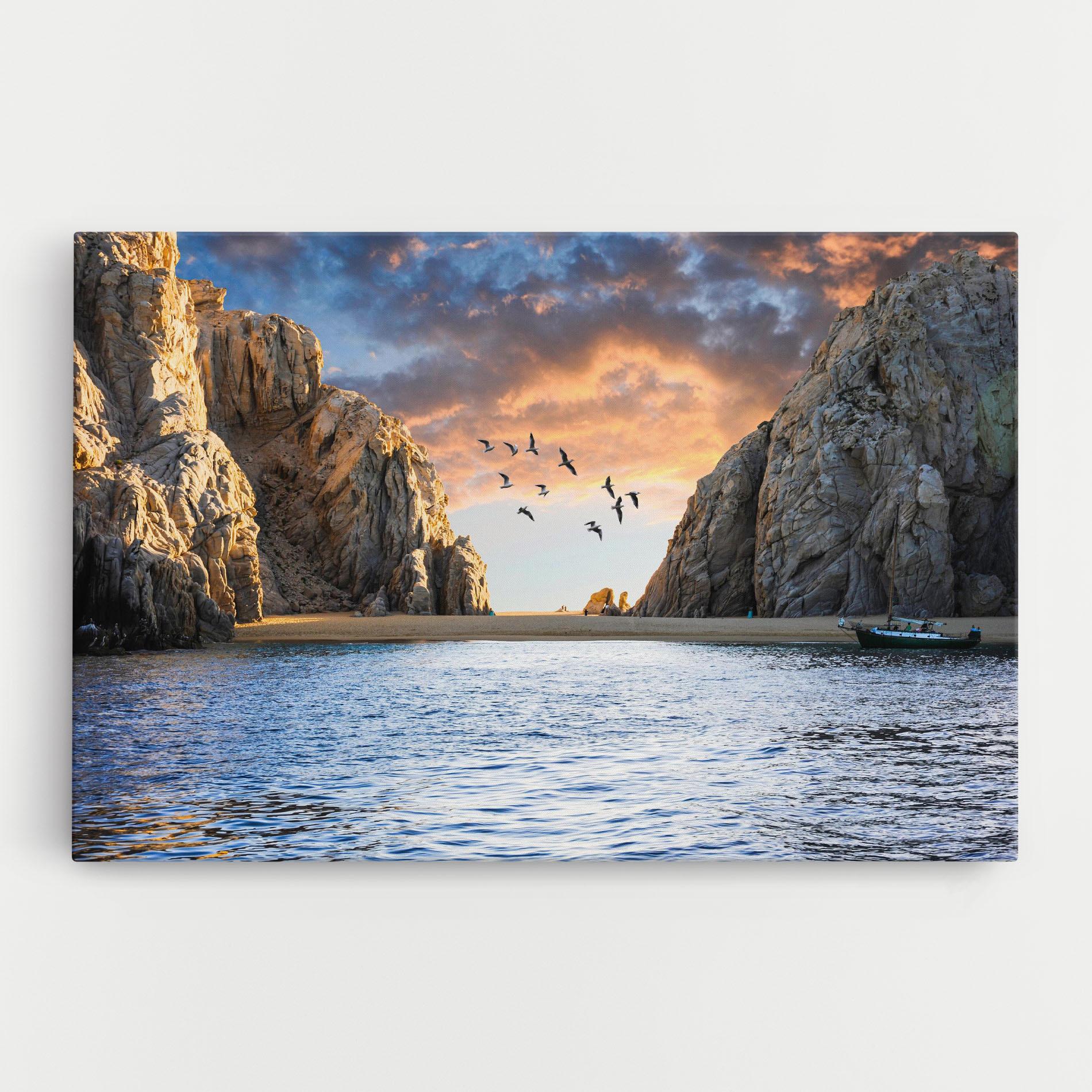 Vászonkép Lover S Beach mockup 0