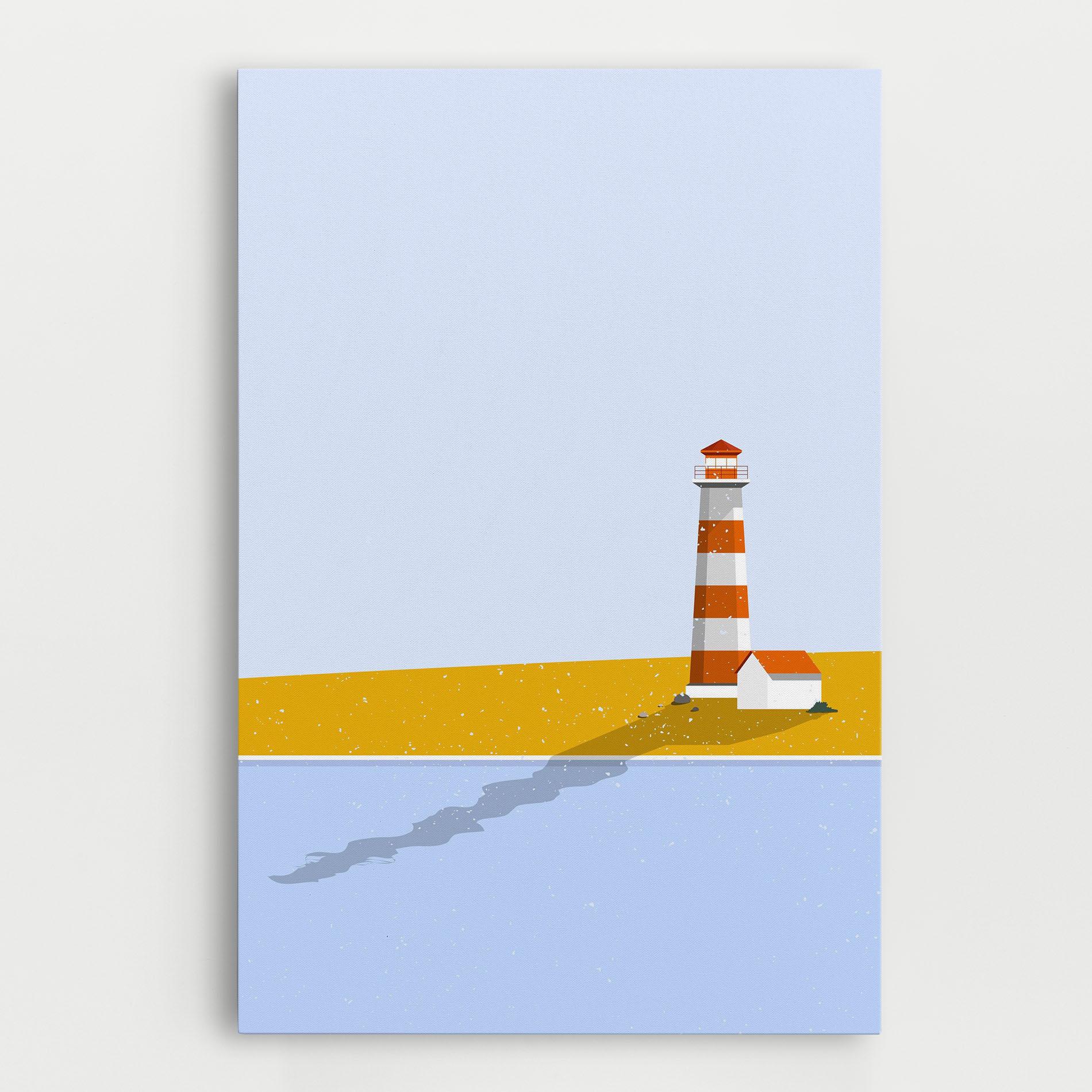 Vászonkép Beach Tower mockup 0