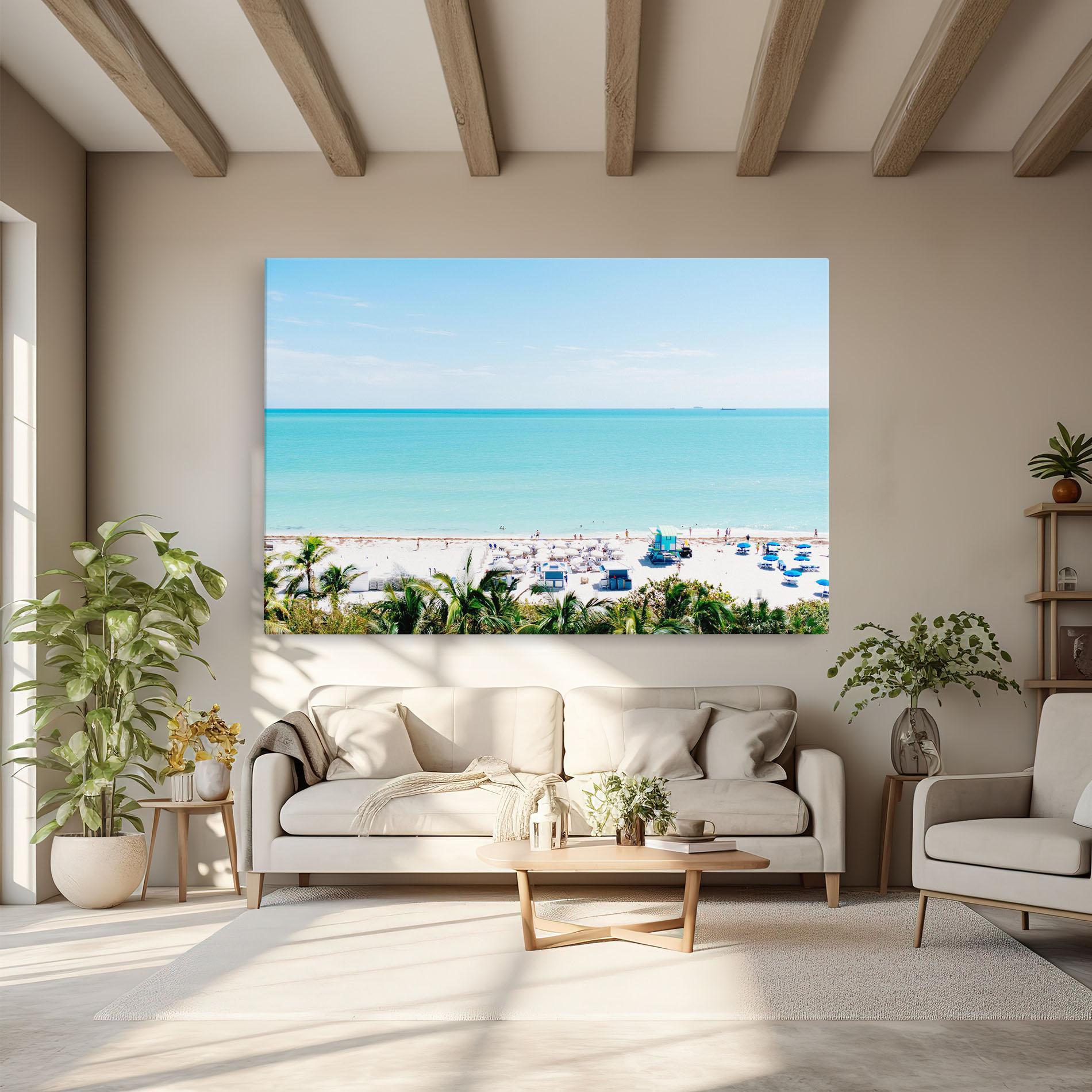 Vászonkép Blue Clear Water mockup 6