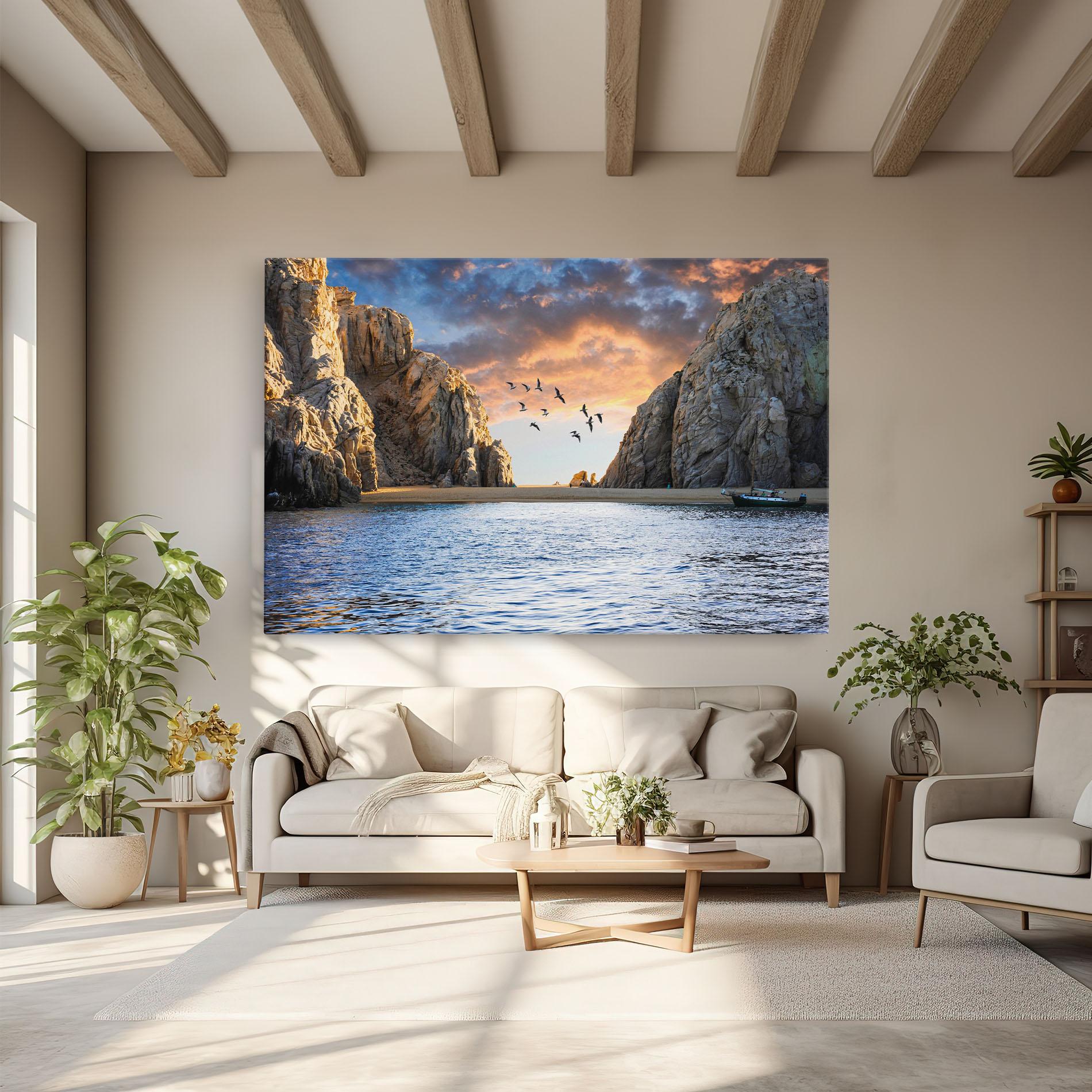 Vászonkép Lover S Beach mockup 6