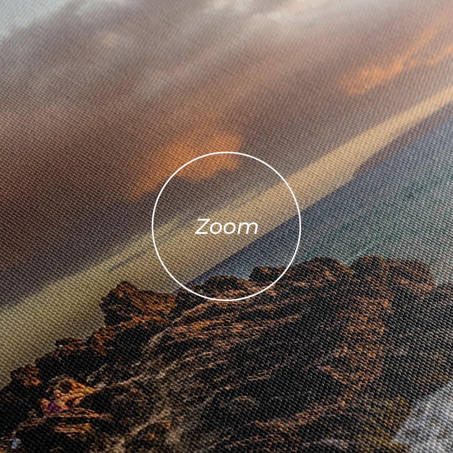 Vászonkép Beautiful Beach Landscape mockup 3