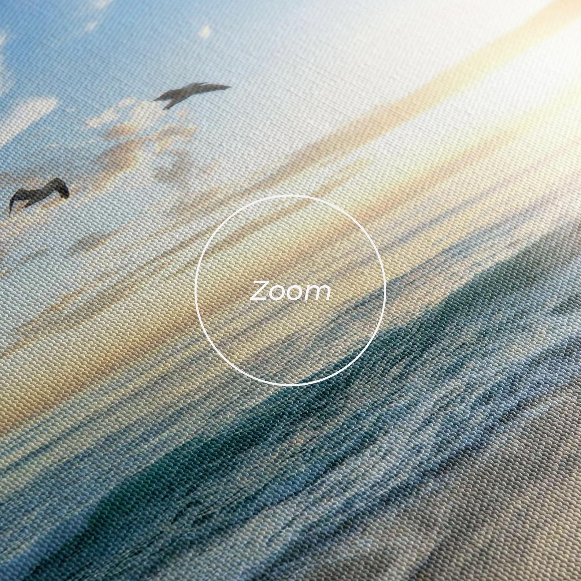 Vászonkép Beautiful Beach mockup 3