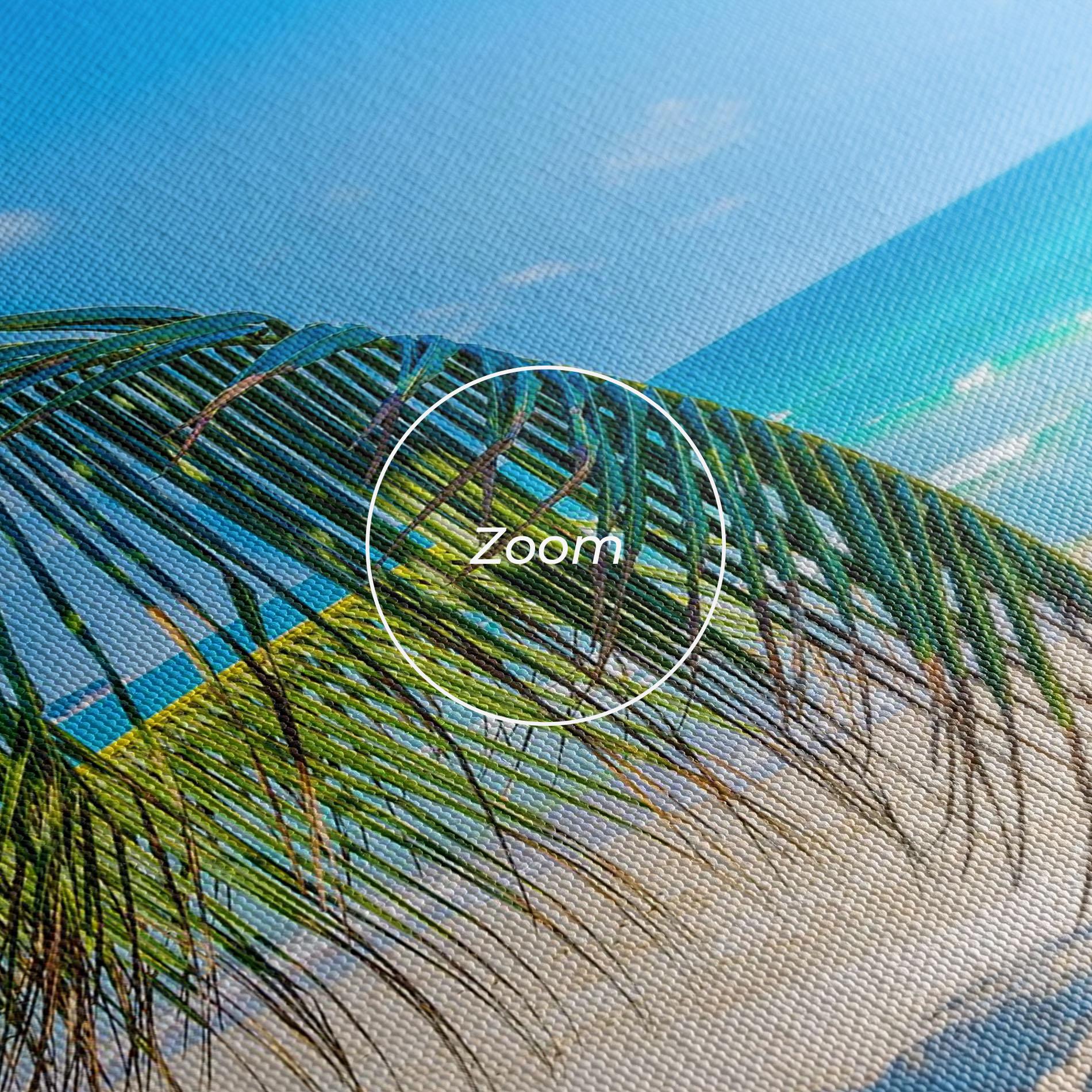 Vászonkép Tropical Beach View mockup 3
