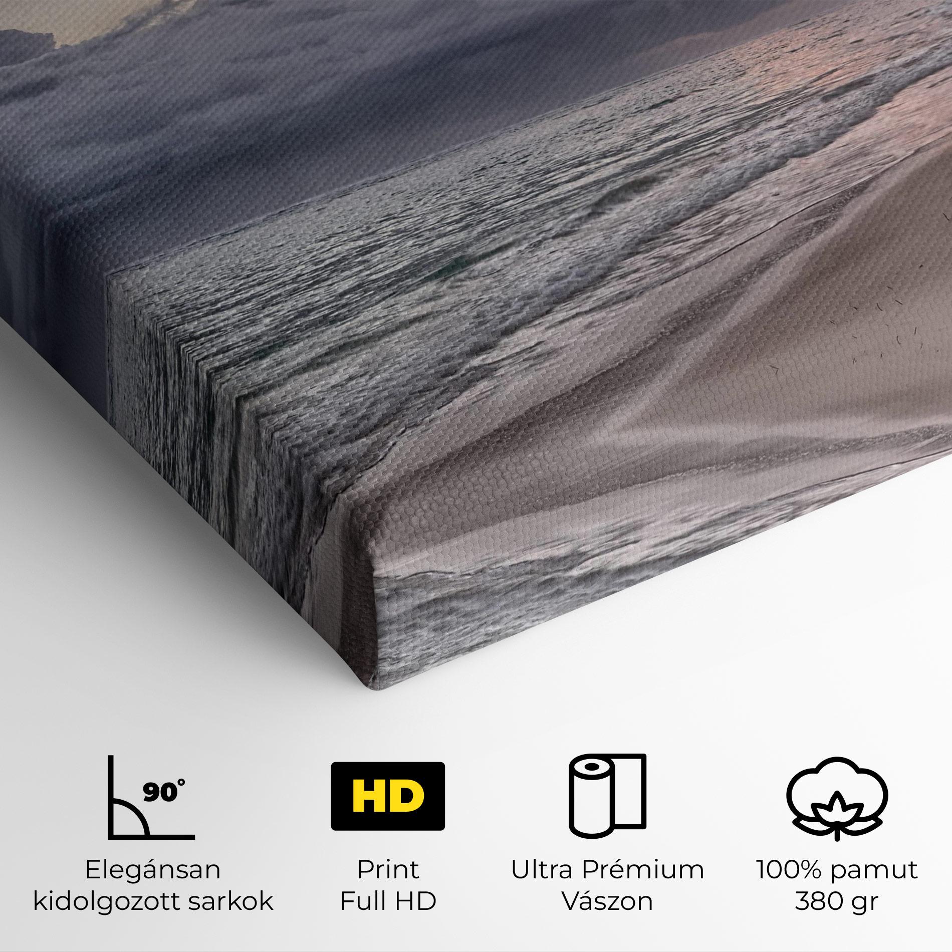 Vászonkép Cloudy Beach mockup 4