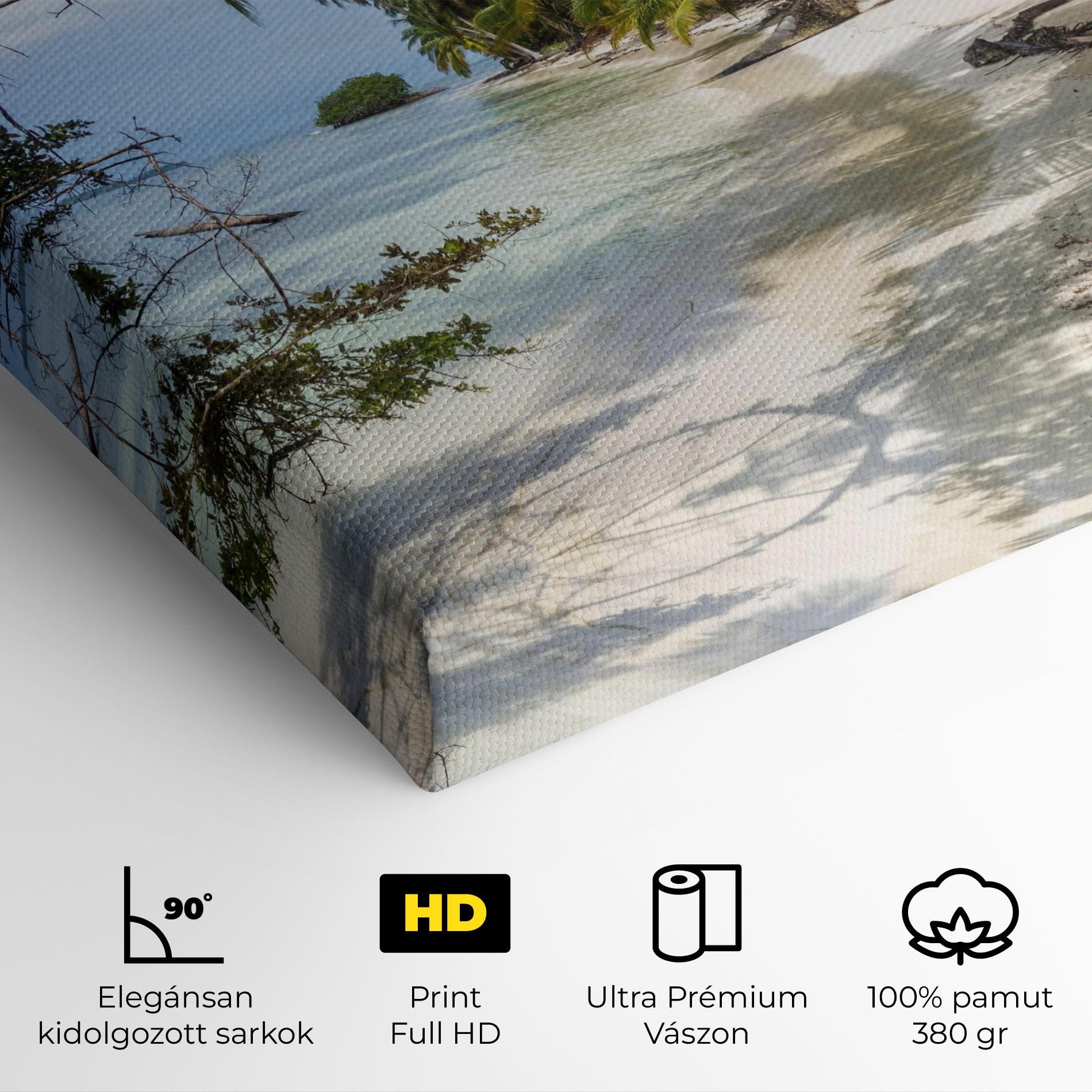 Vászonkép Island Beach mockup 4