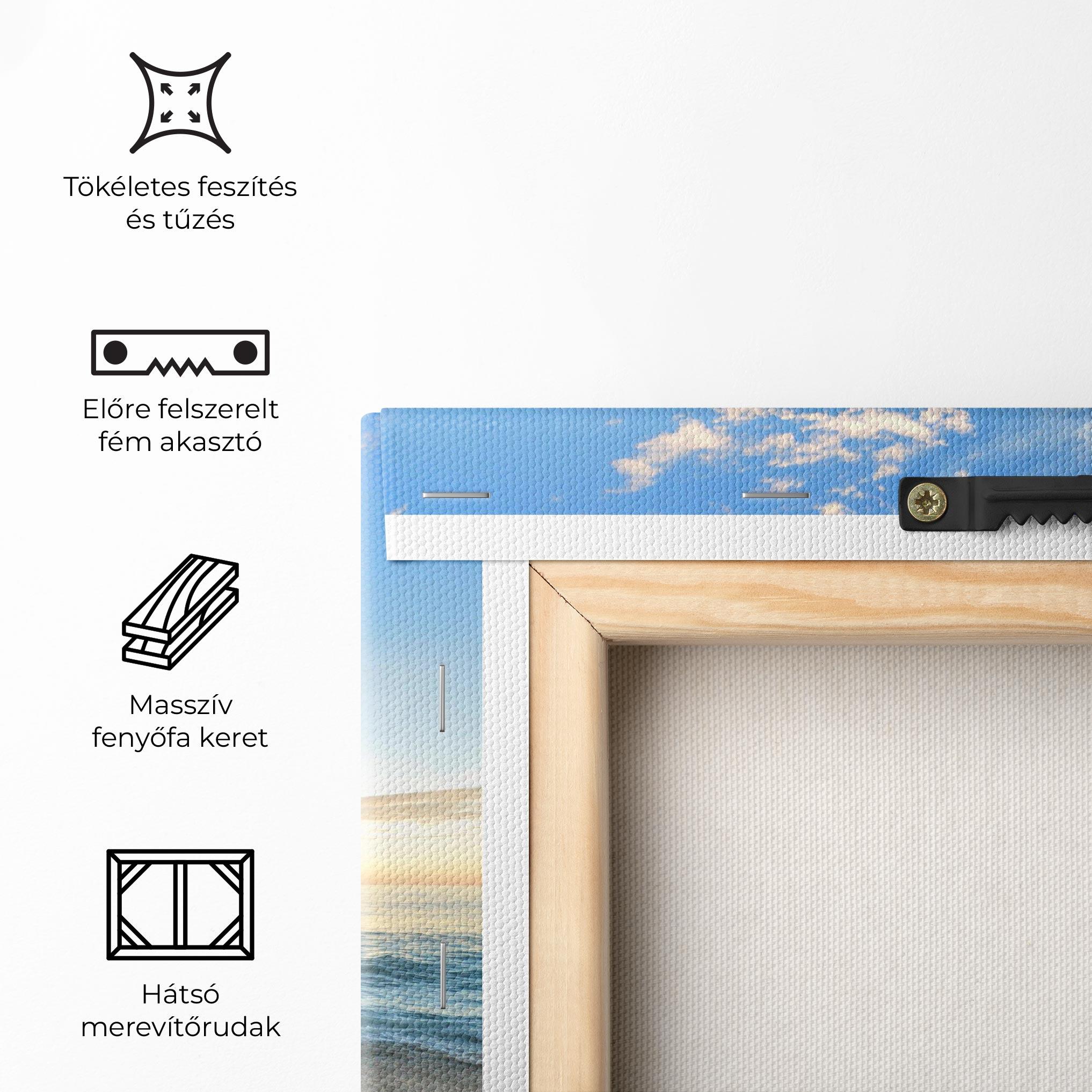 Vászonkép Beautiful Beach mockup 5